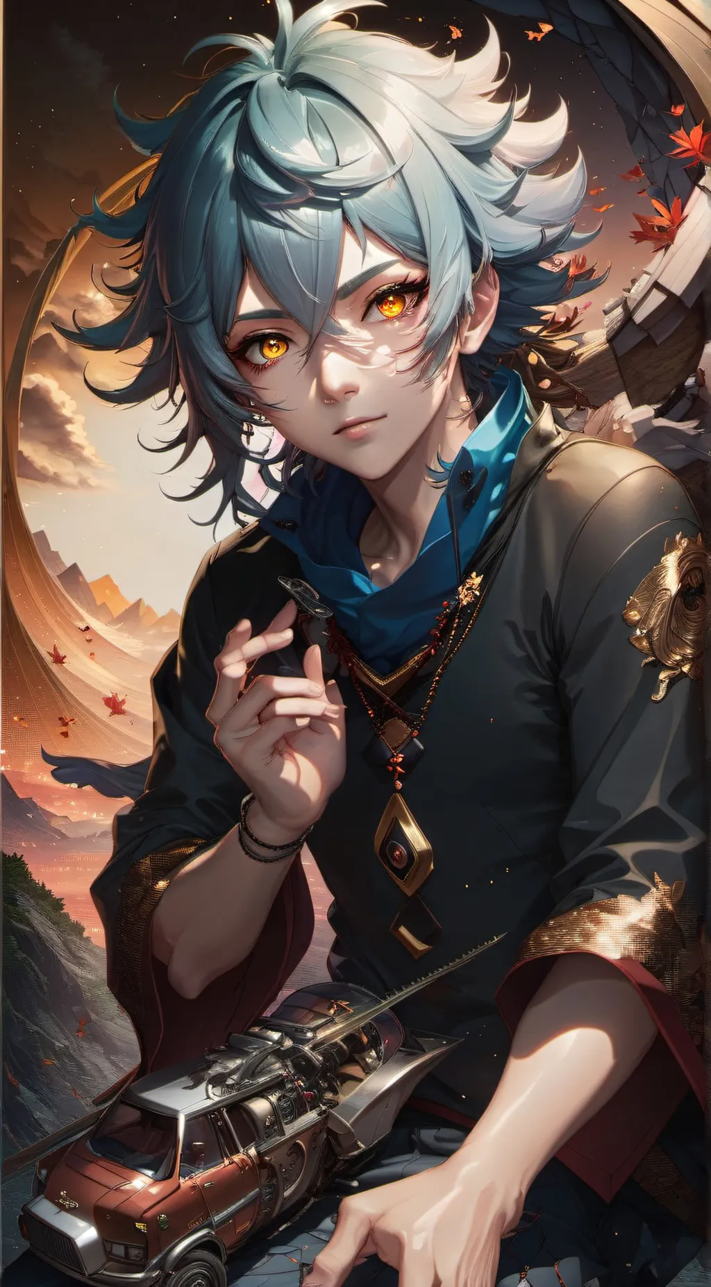 ai character: Shiggy background