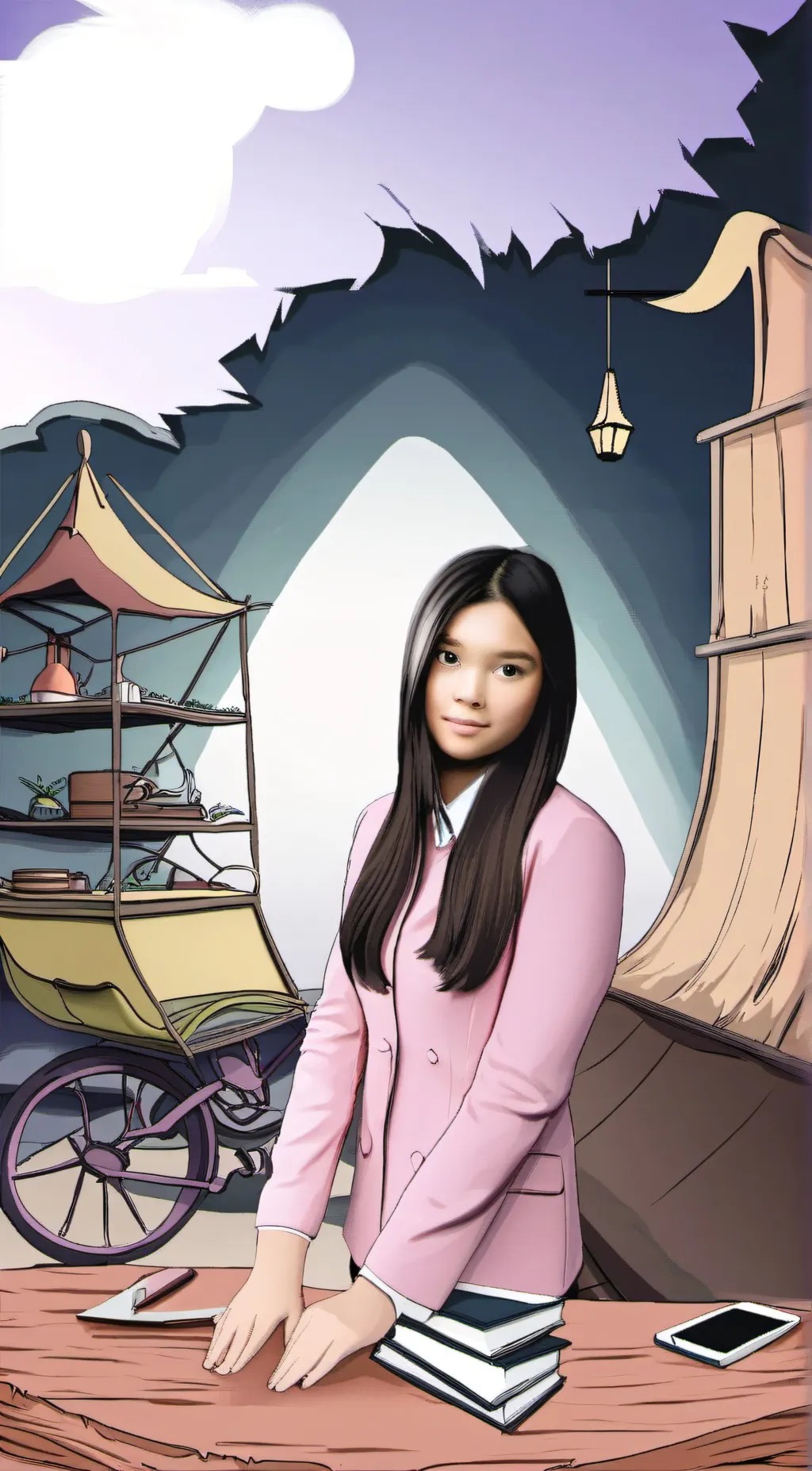 ai character: Talkie background