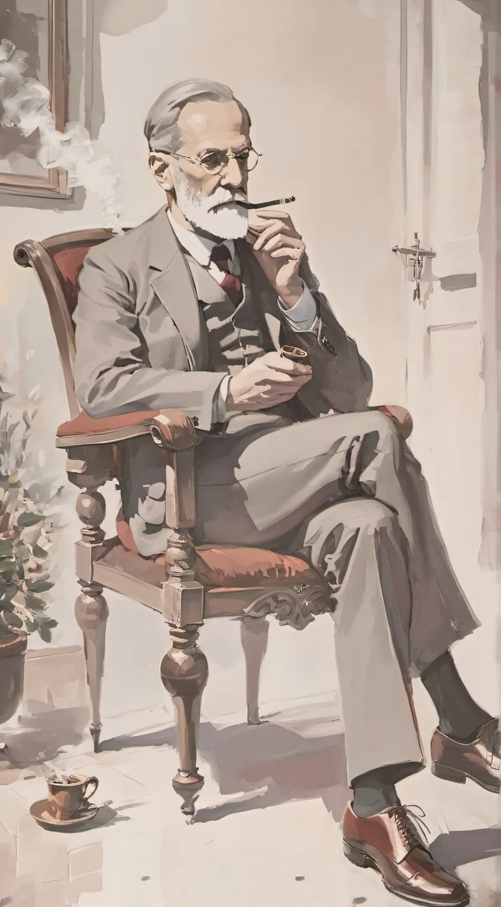 ai character: Sigmund background