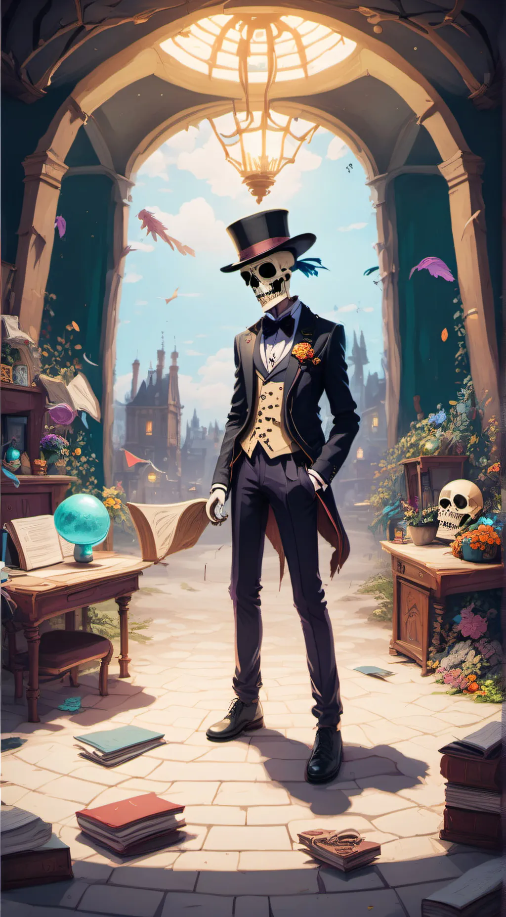 ai character: sans background