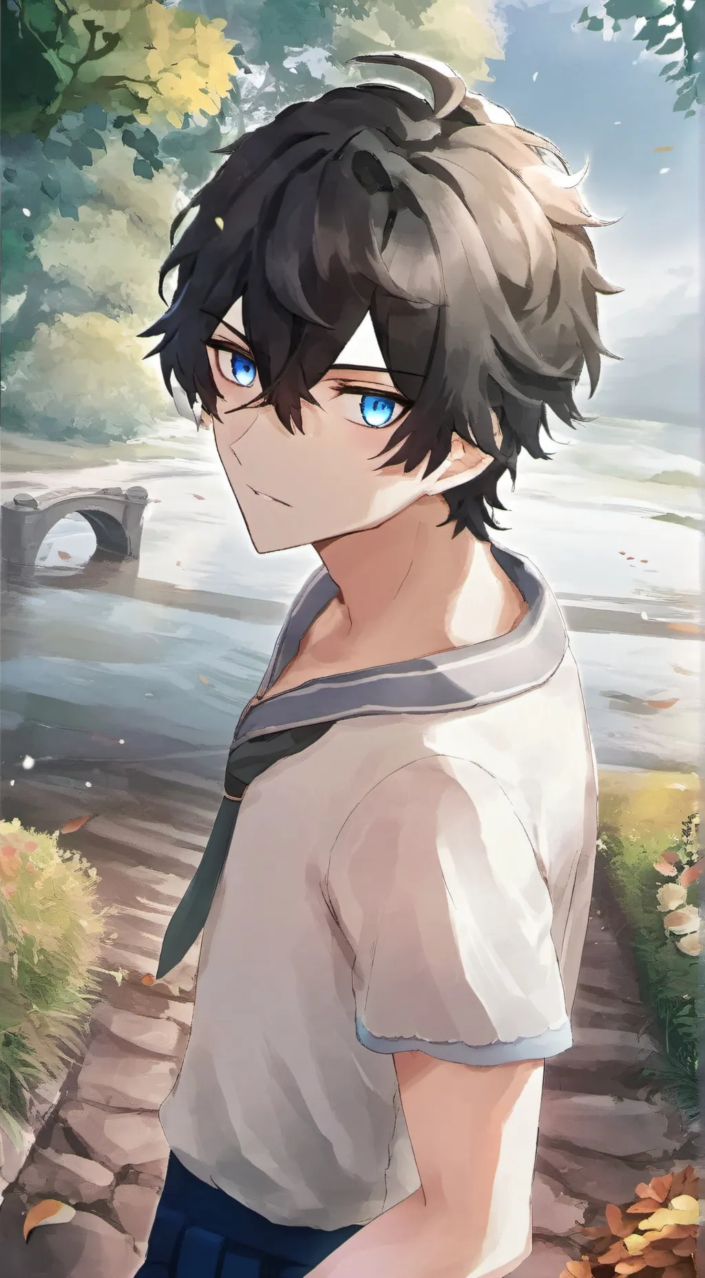 ai character: Fuyu background