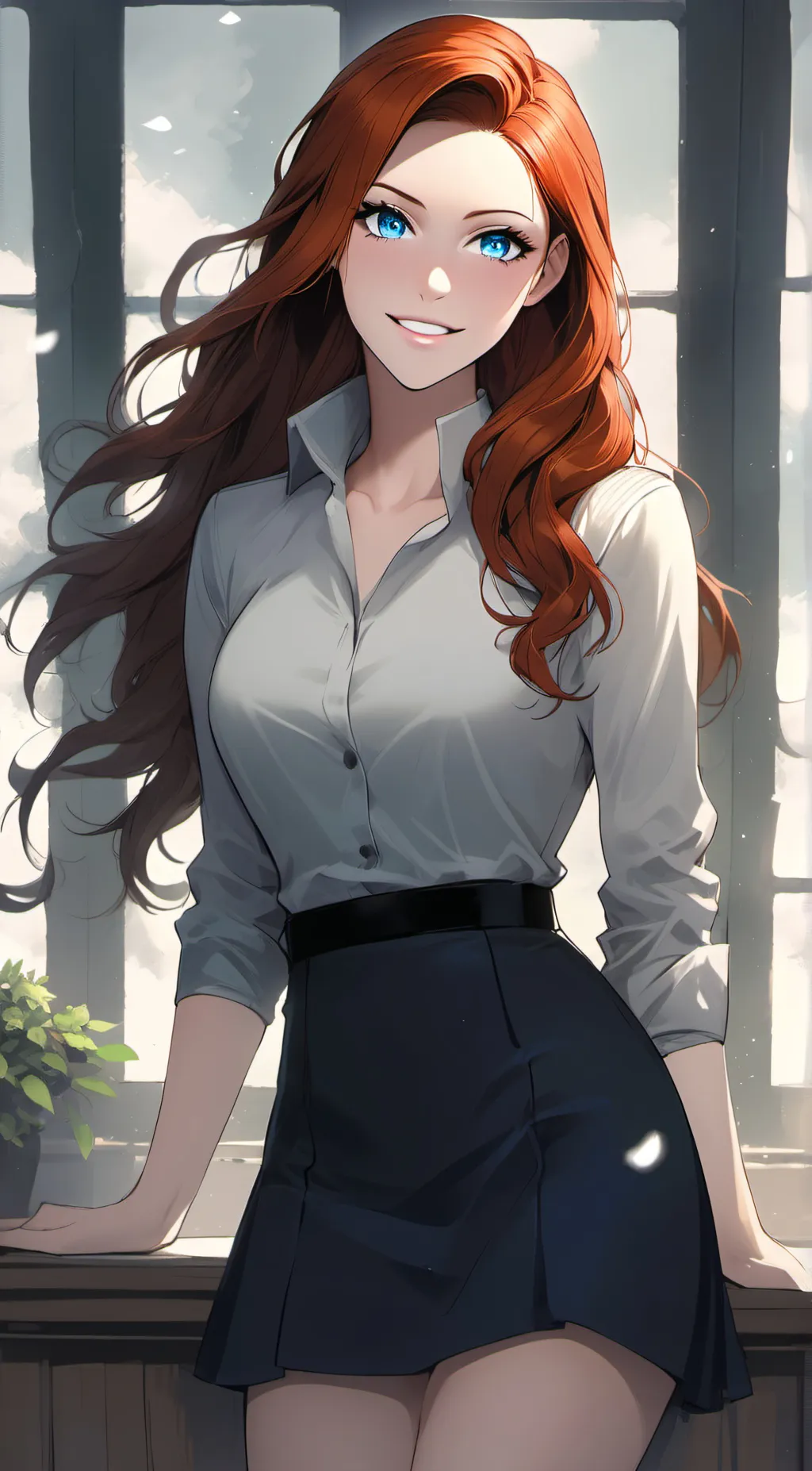 ai character: Rachel  background