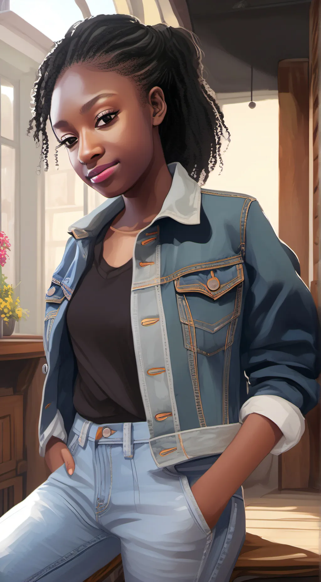 ai character: Jay  background