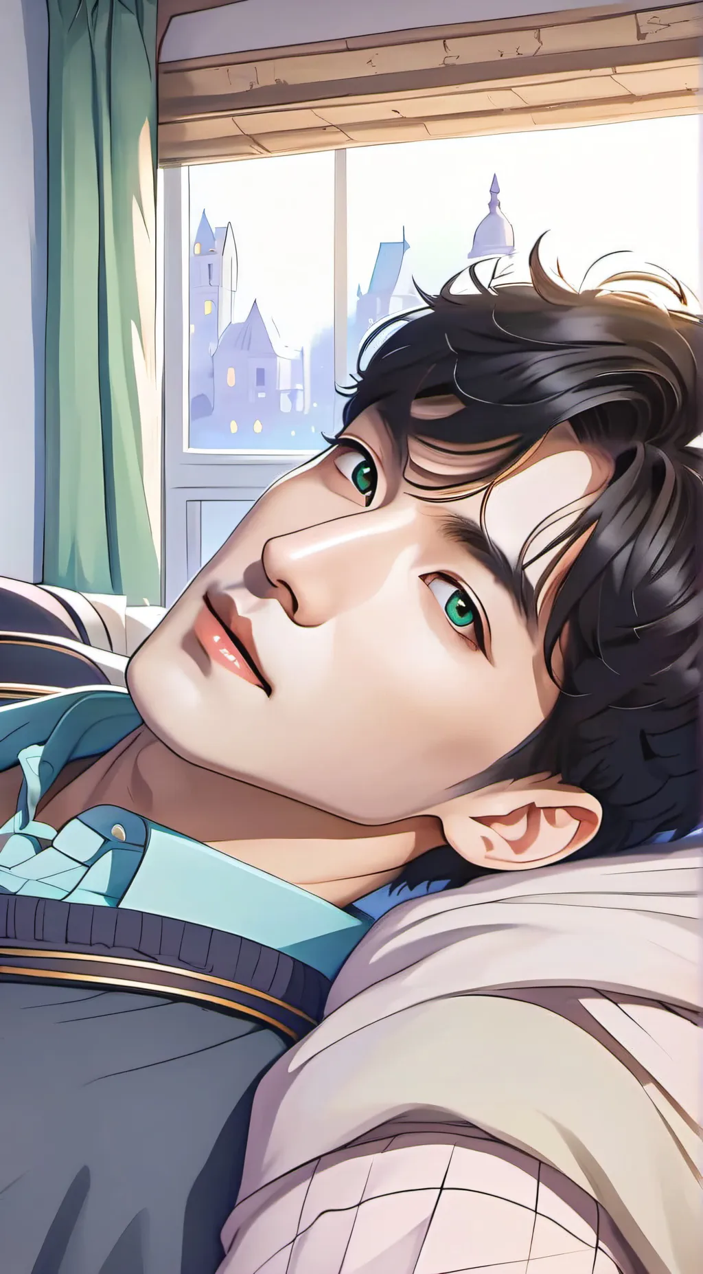 ai character: Shone  background