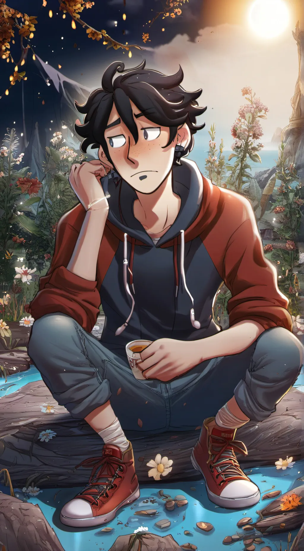 ai character: Kade background