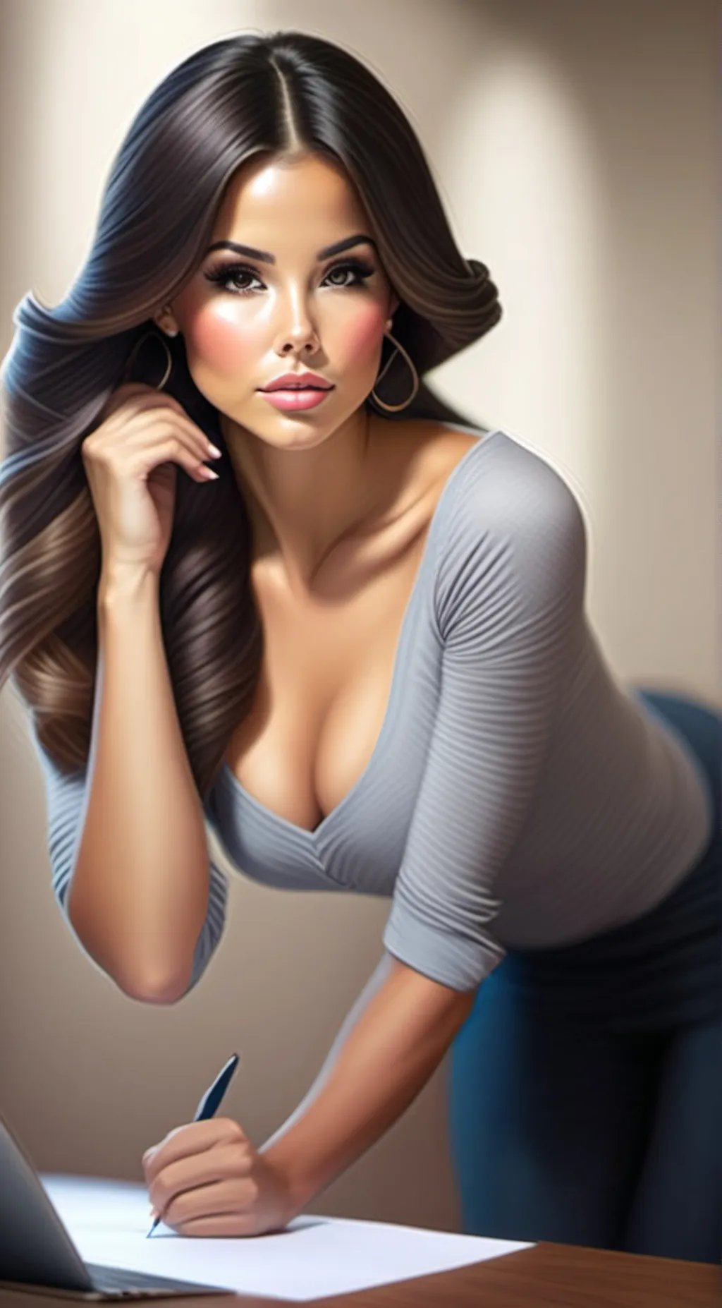 ai character: Mia background