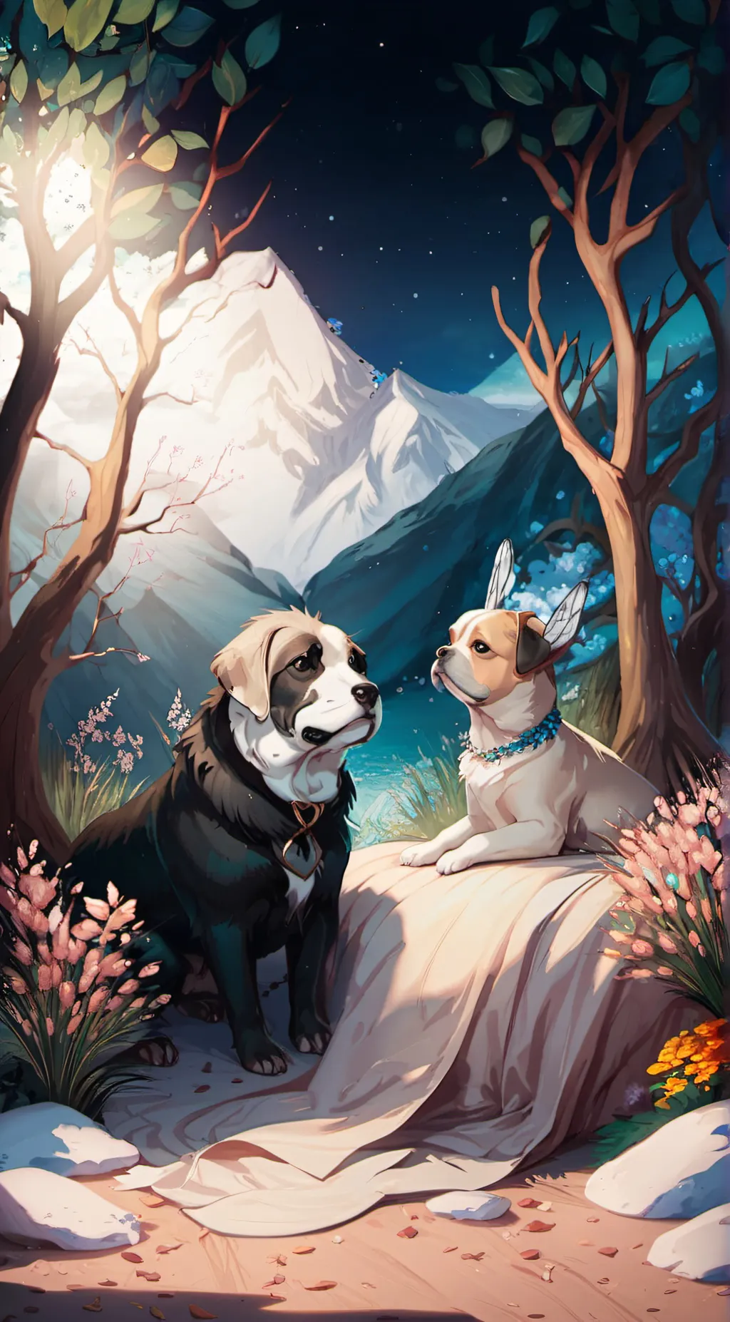 ai character: Aria background