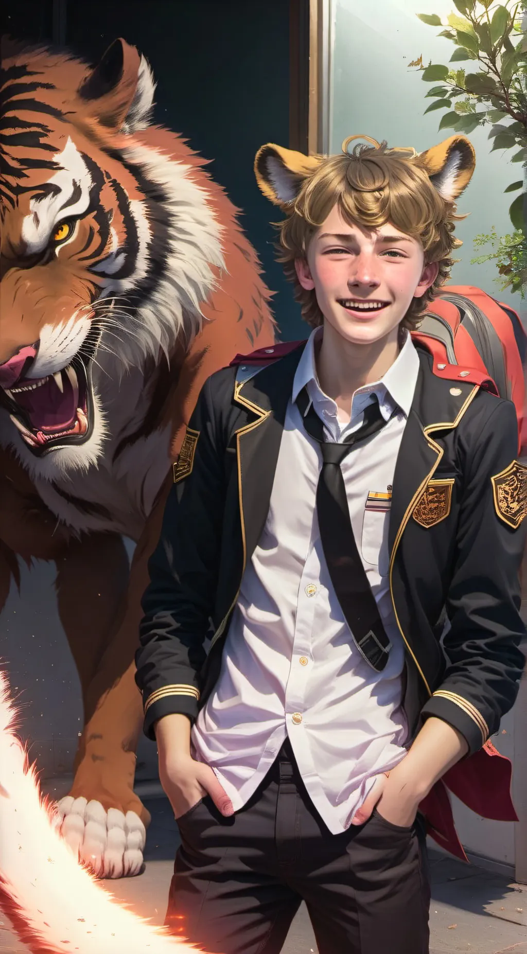 ai character: Lyon background