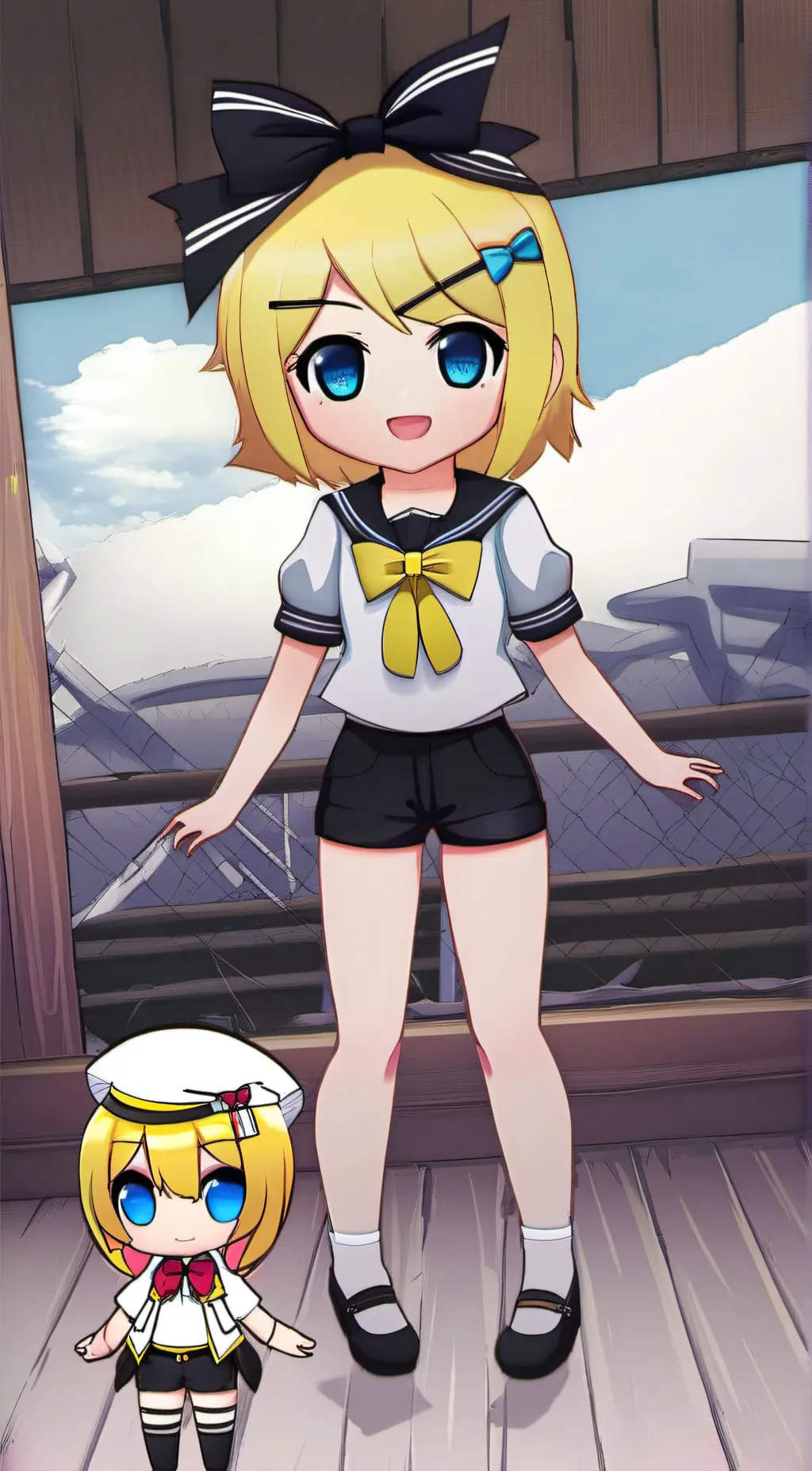 ai character: Rin background