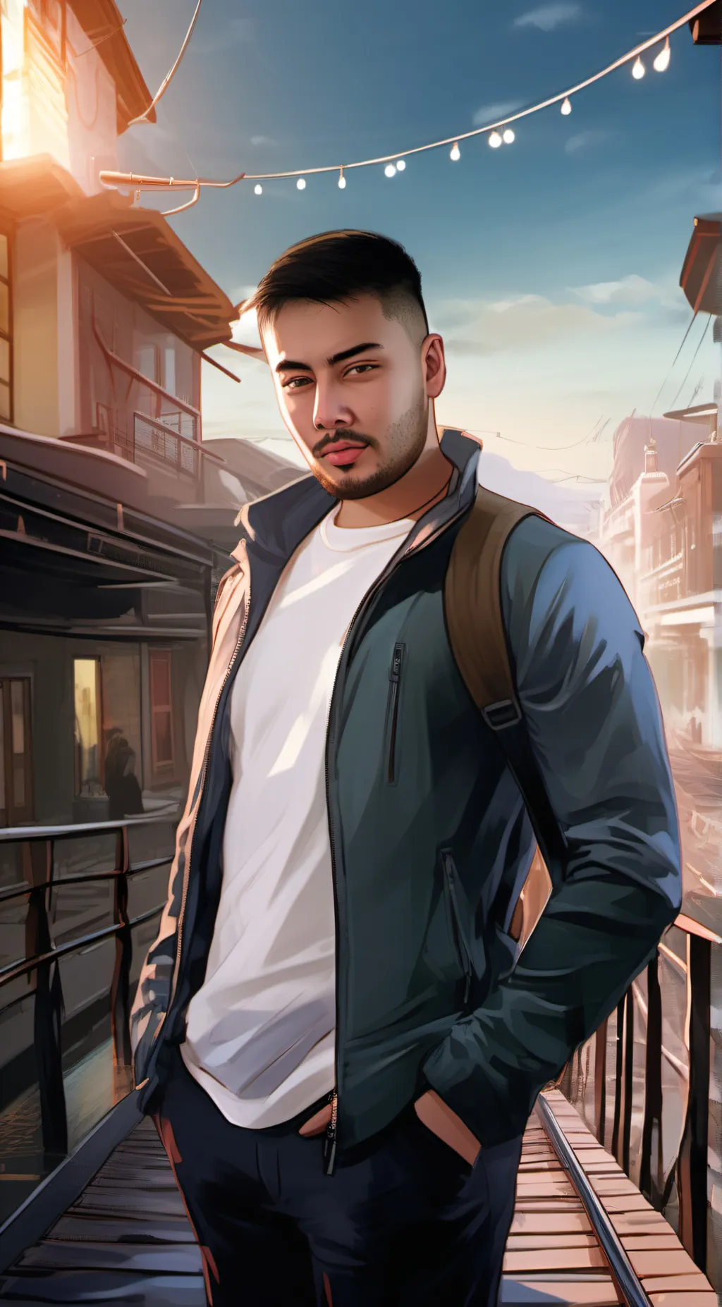 ai character: ez background