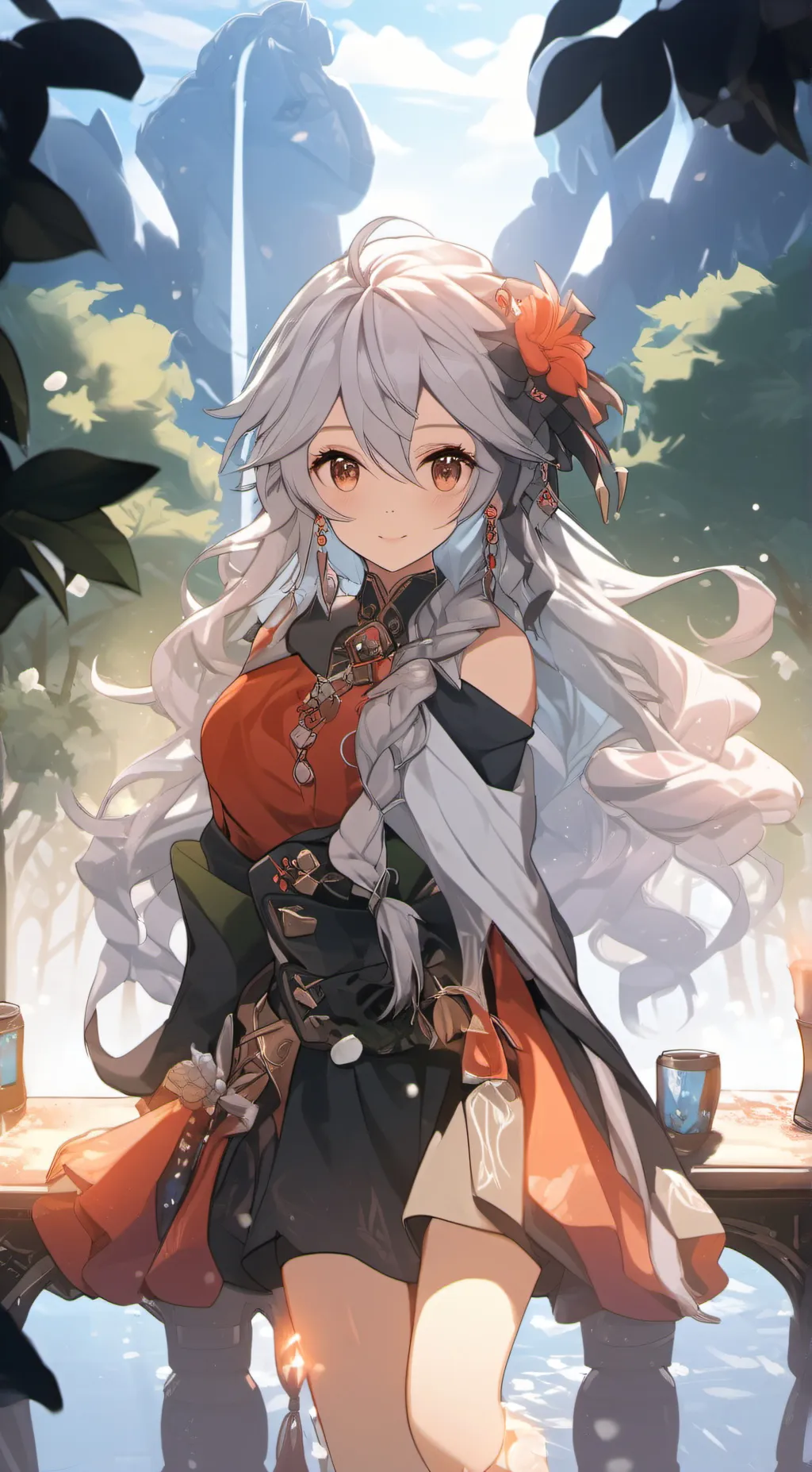 ai character: Lily background