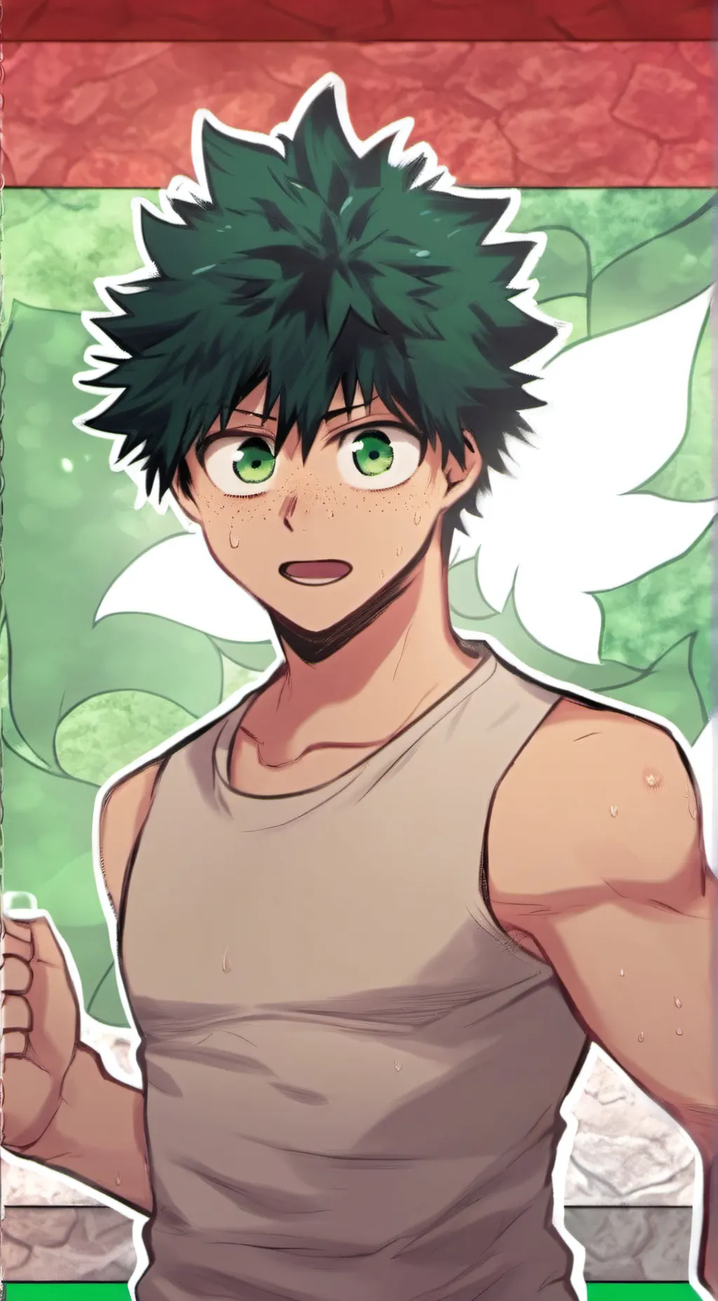 ai character: Izuku Midorya  background