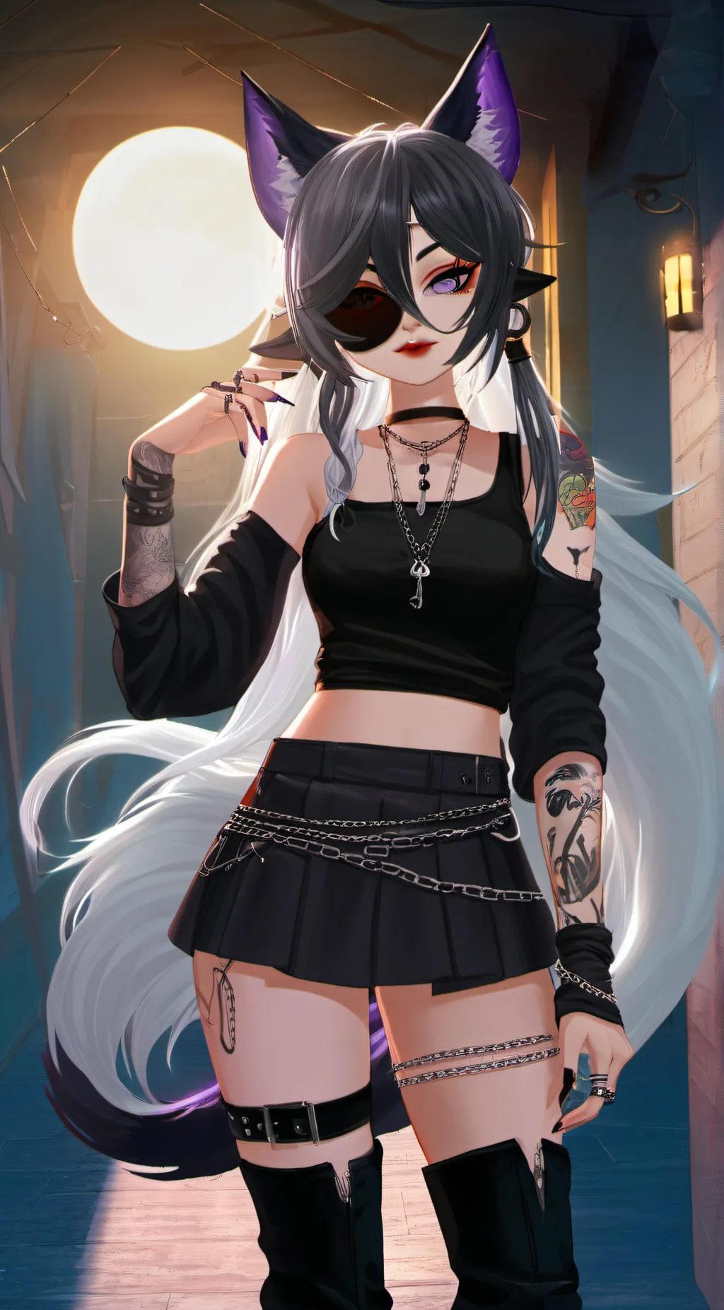 ai character: Amethyst Martin background