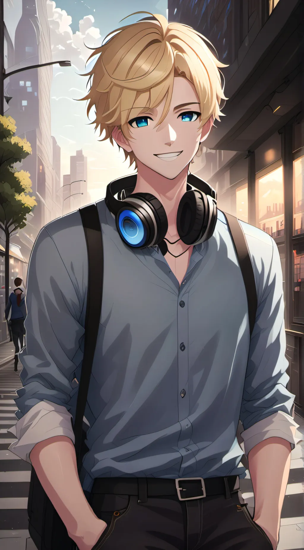 ai character: Michael  background