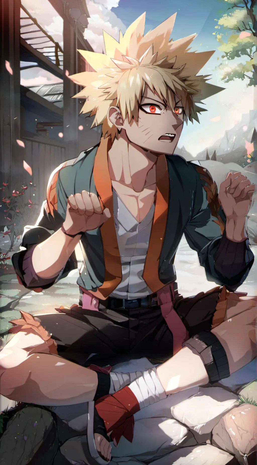 Talkie AI - Chat with Bakugo with autism