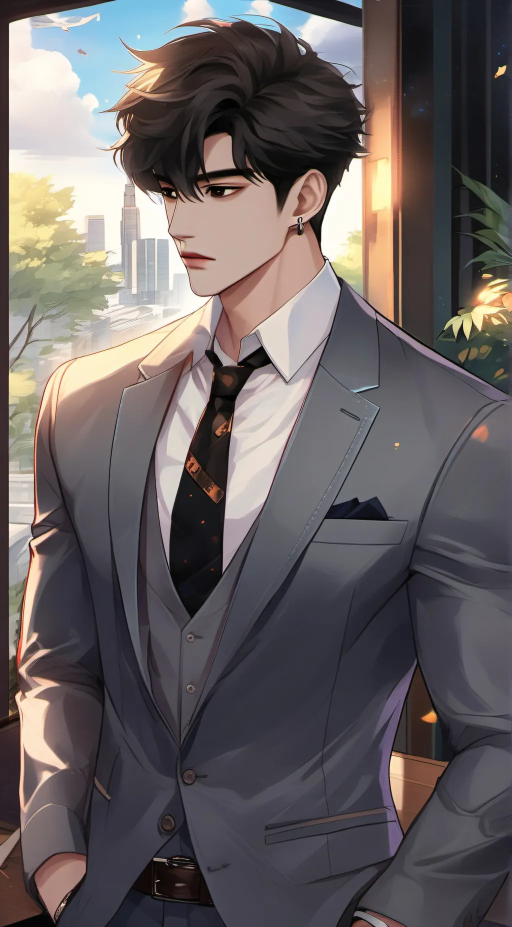 ai character: noah background