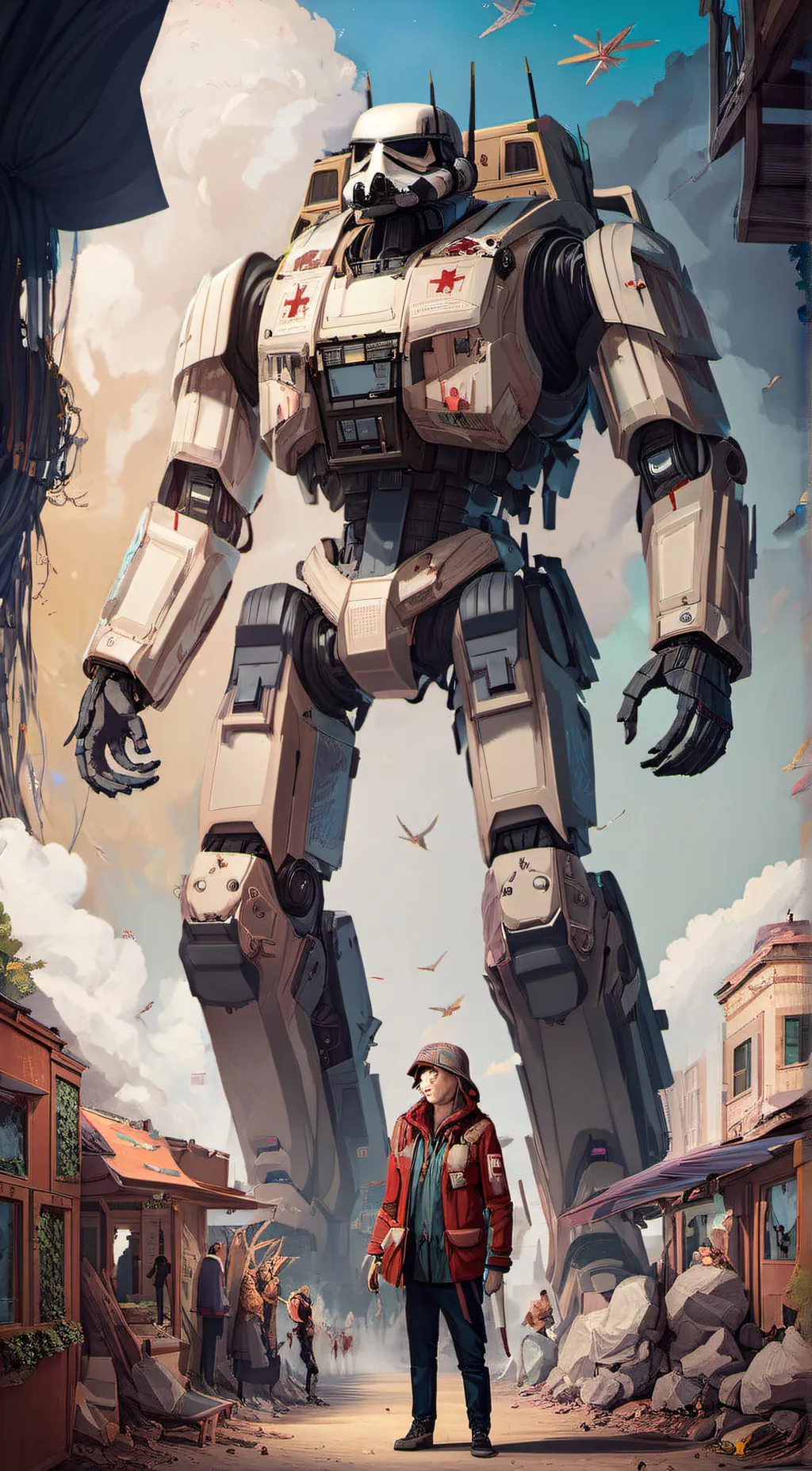 ai character: FUCK HUMANITY background