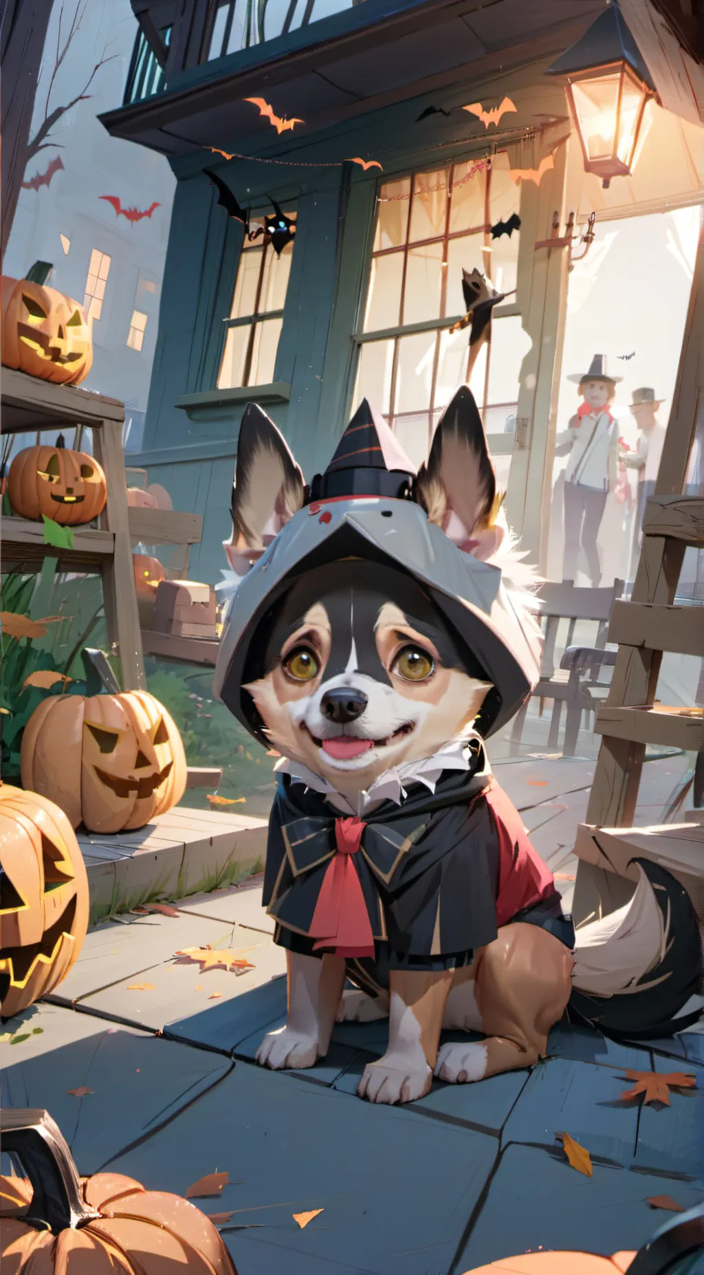 ai character: pickles  background