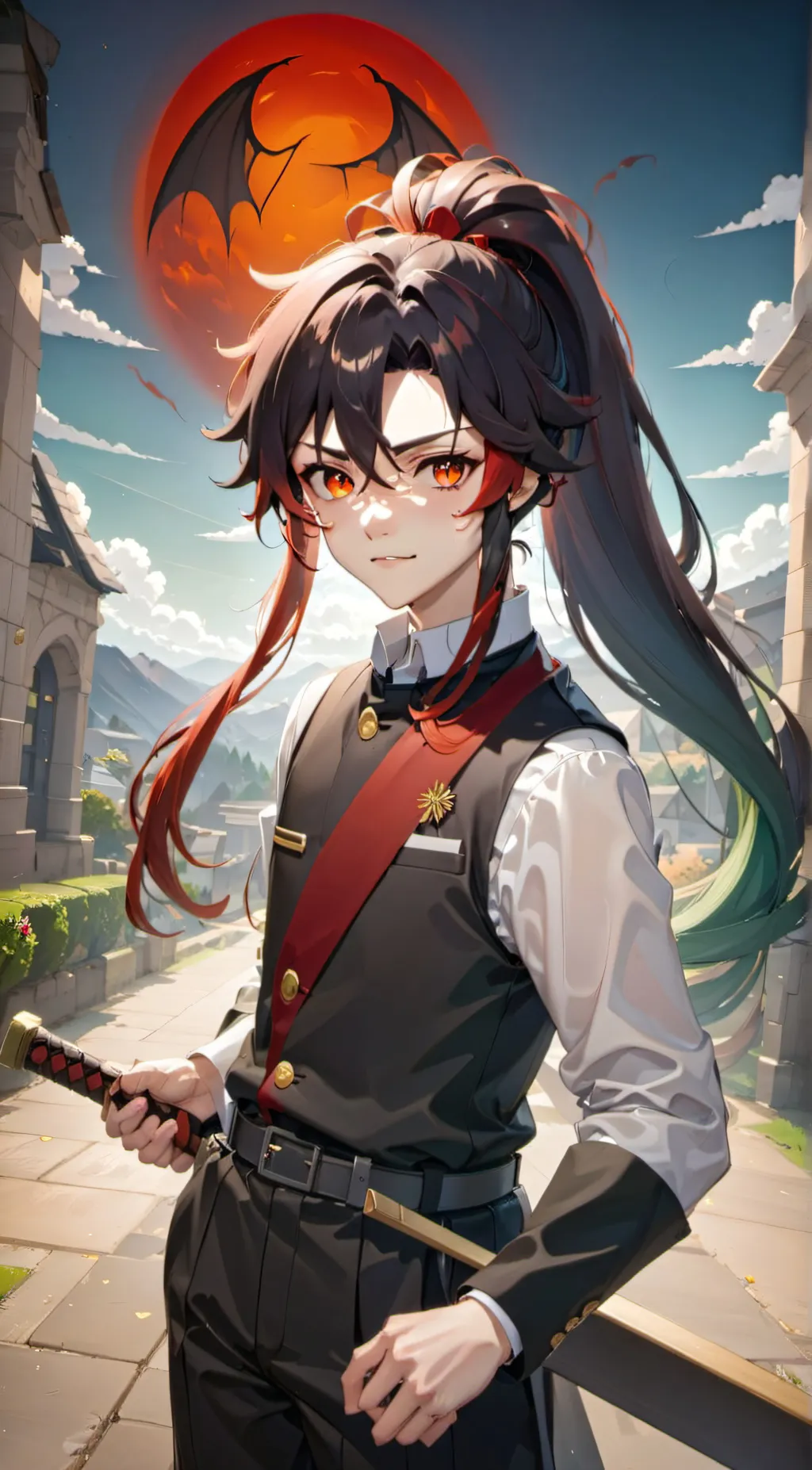 ai character: yoriichi background