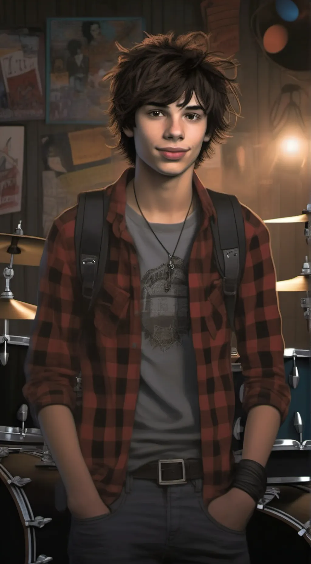 ai character: Rodrick (School) background