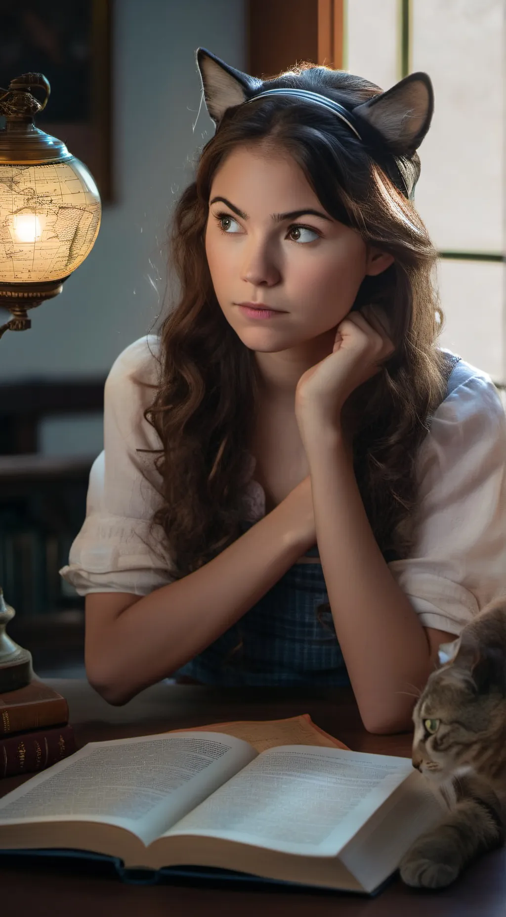 ai character: ~Raelynn cat~ background