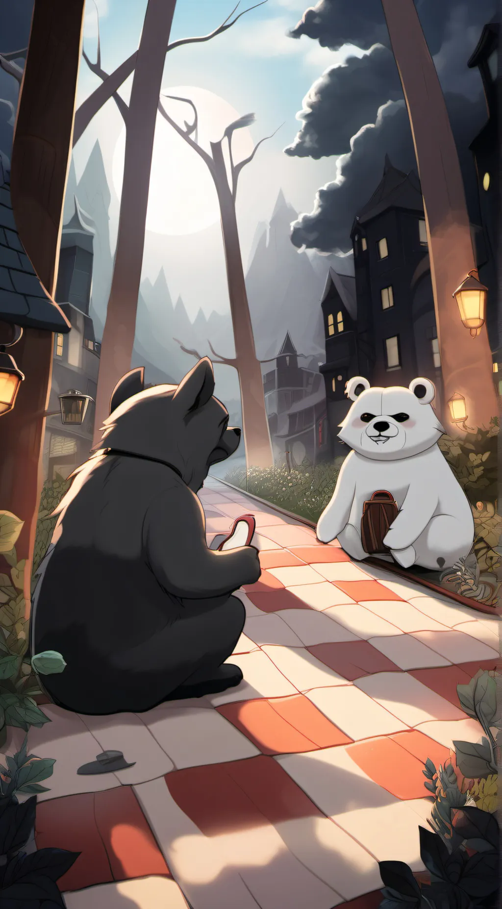 ai character: Earth  background