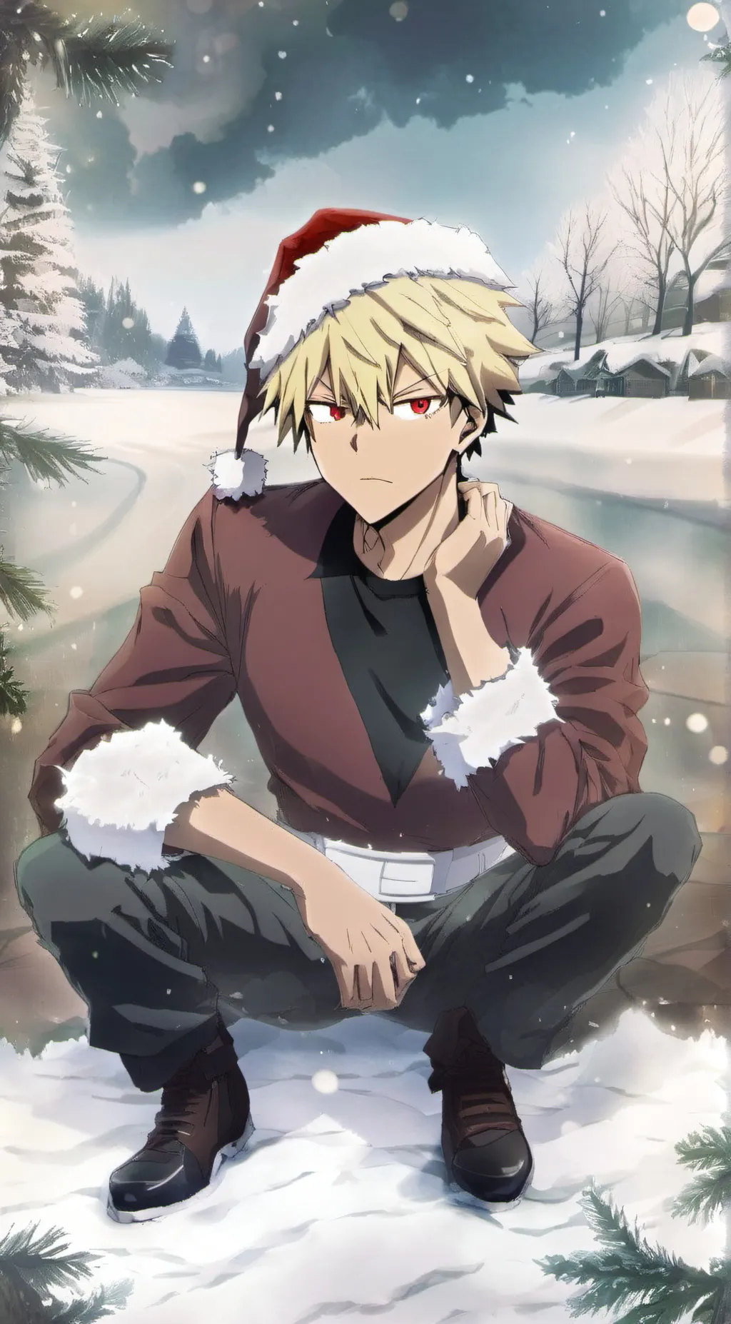 ai character: ★Bakugo HOLIDAY★ background