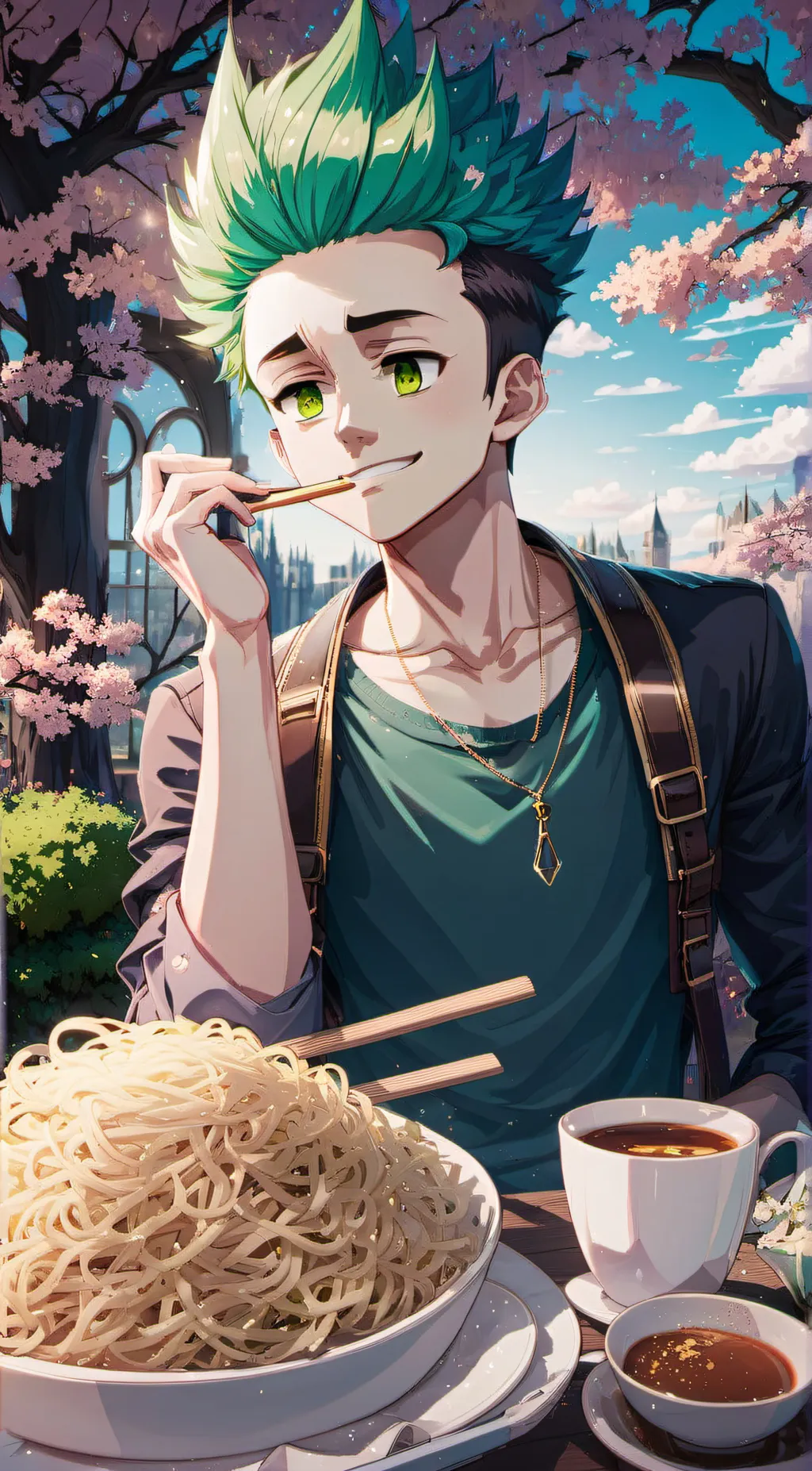 ai character: Veneer  background