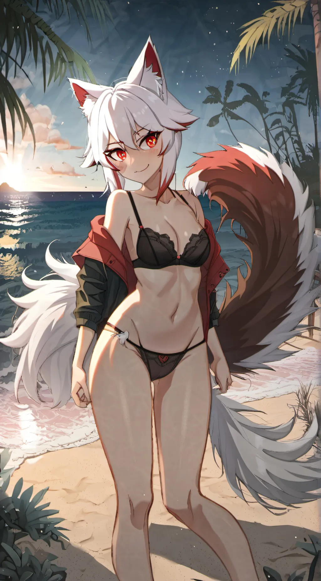 ai character: silver background