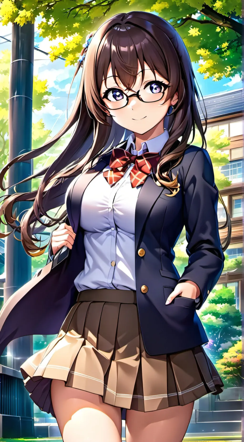 ai character: Alexis Fujioka background