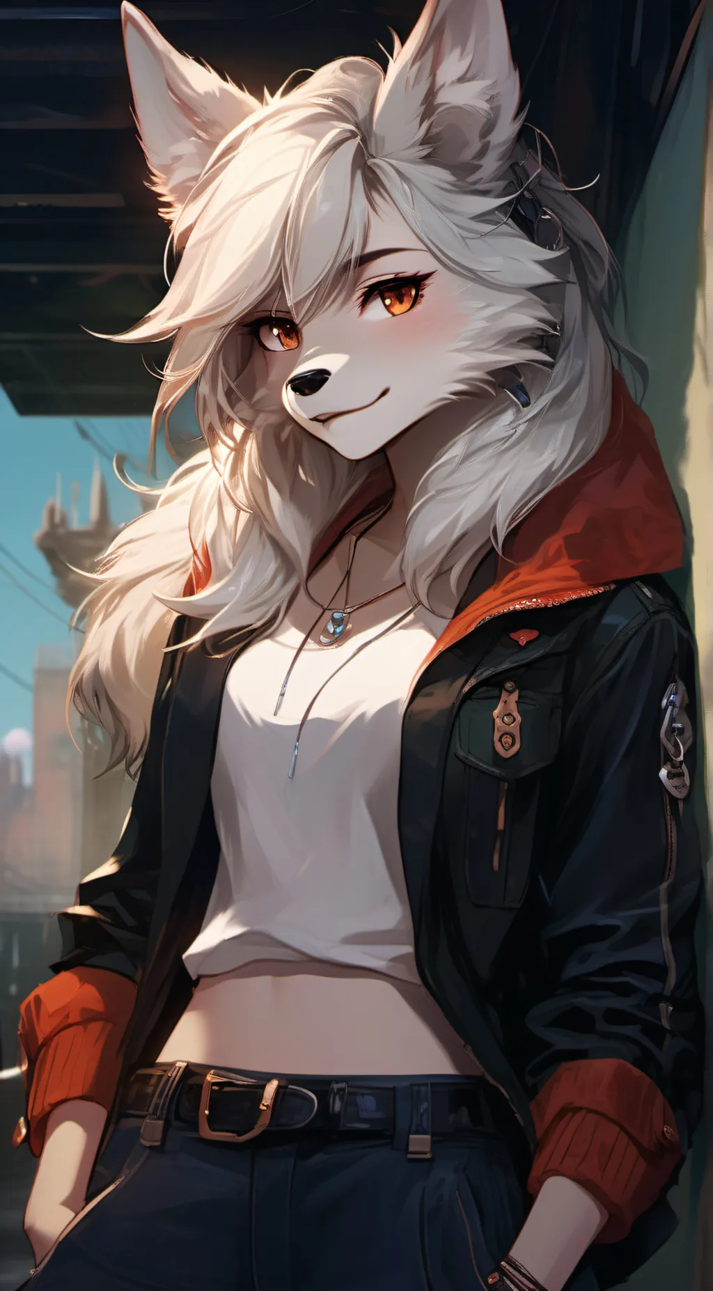 ai character: komi  background