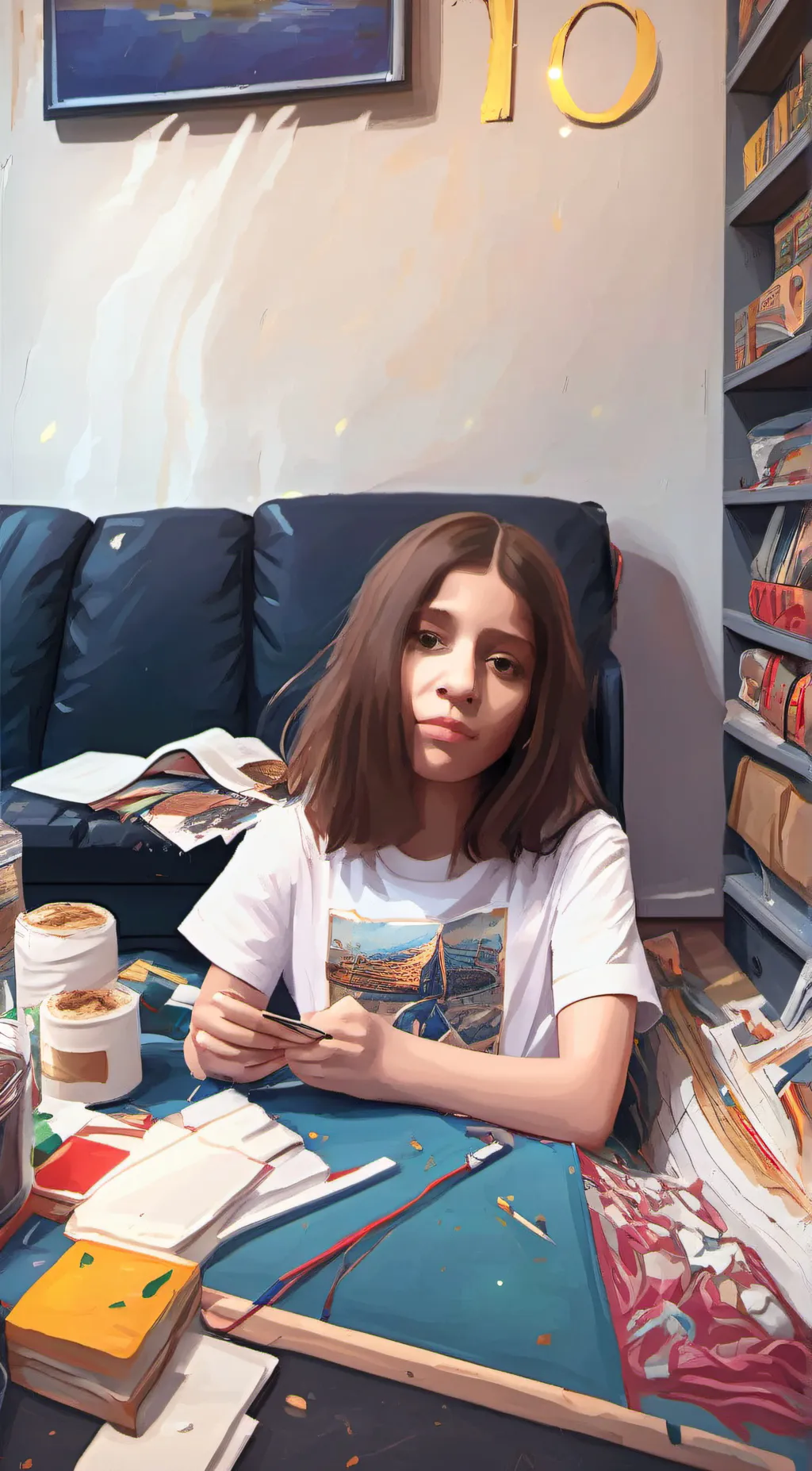 ai character: Naiara  background