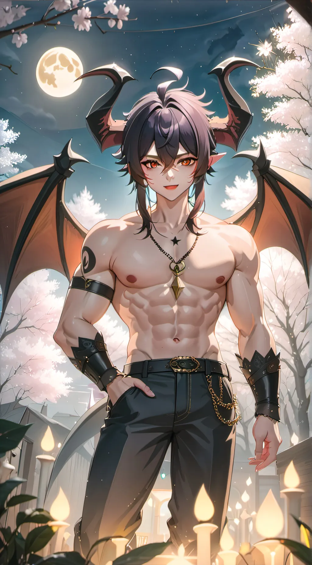 ai character: Blaze rocket background