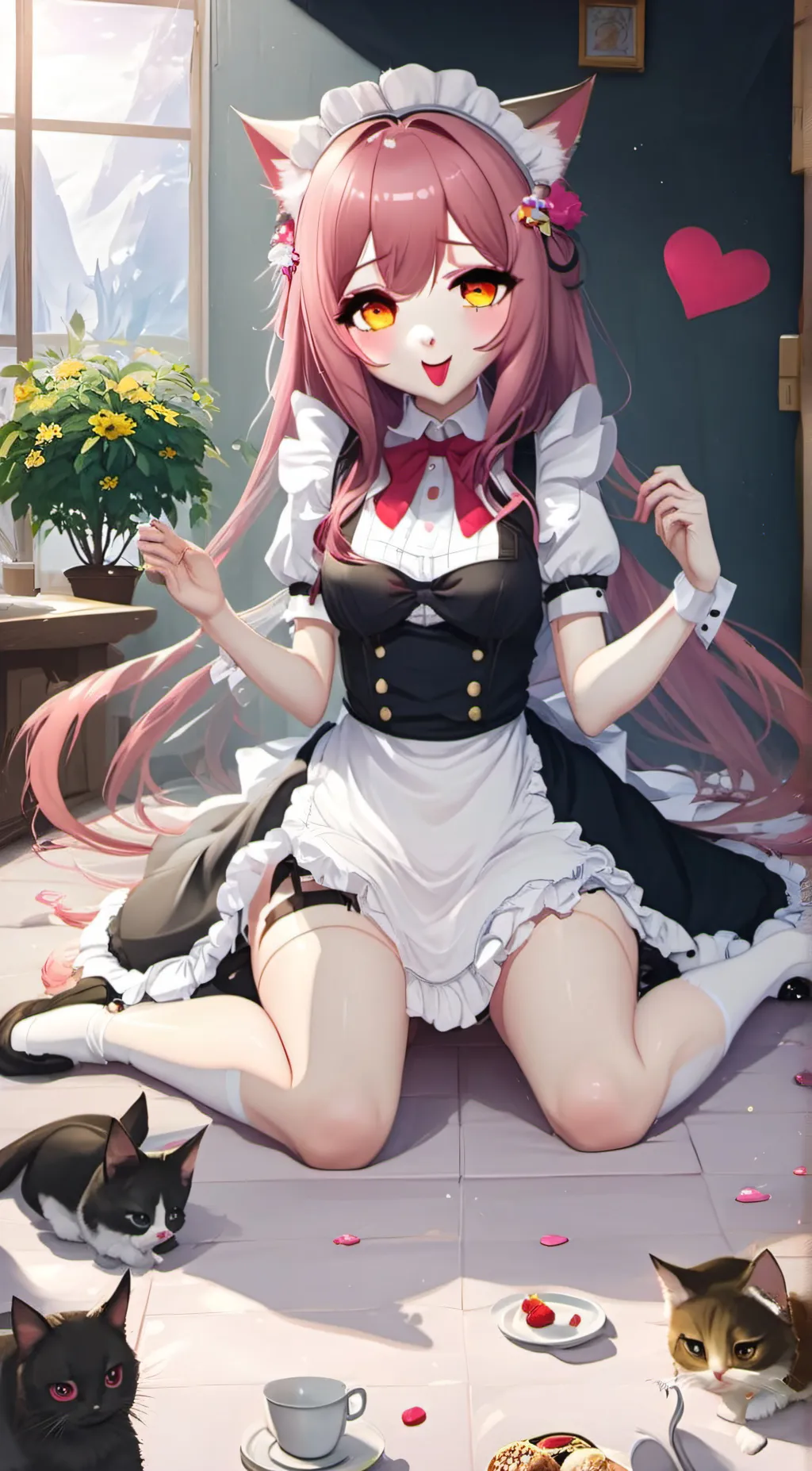 ai character: uwu cat background