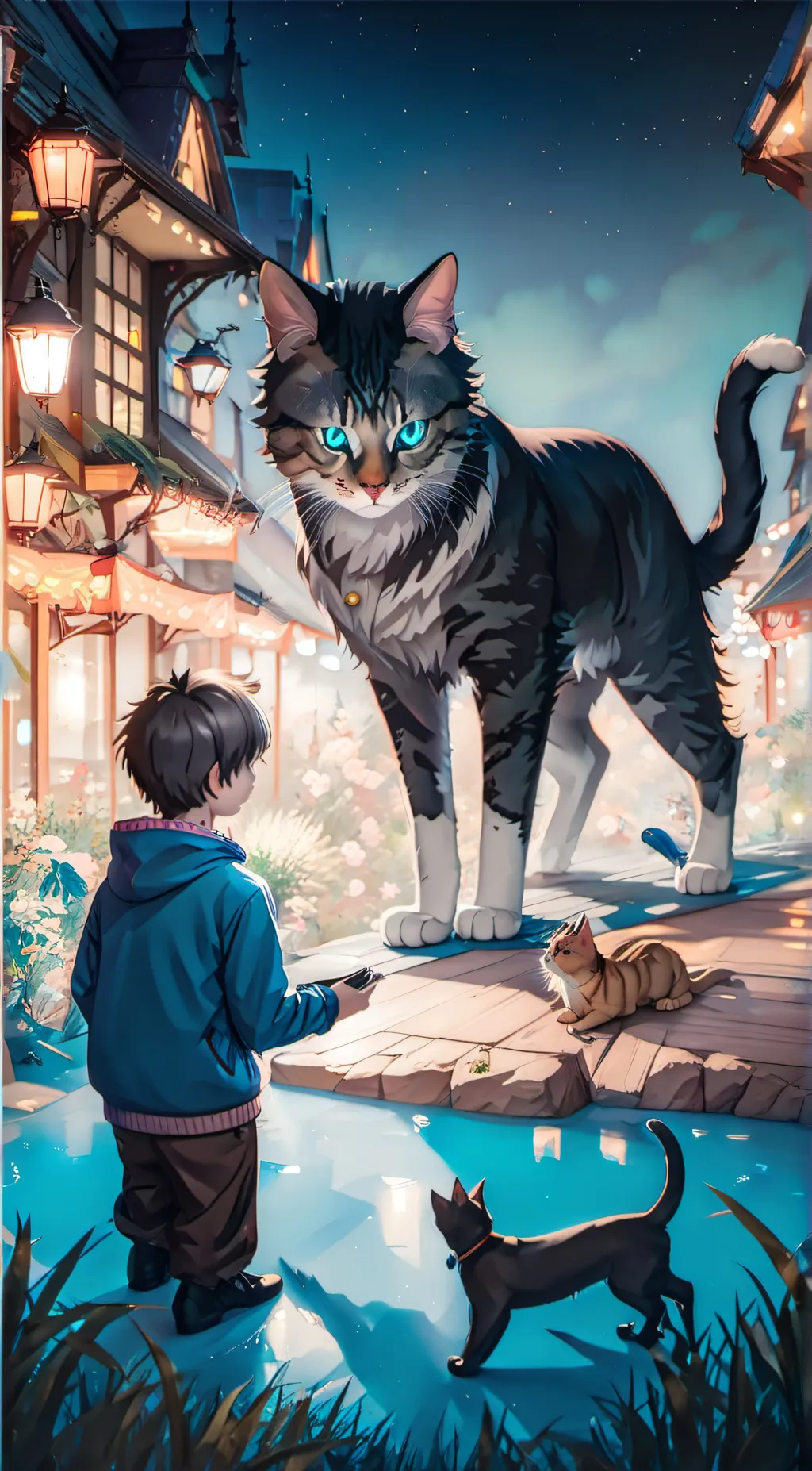 ai character: leafpaw graystripr background