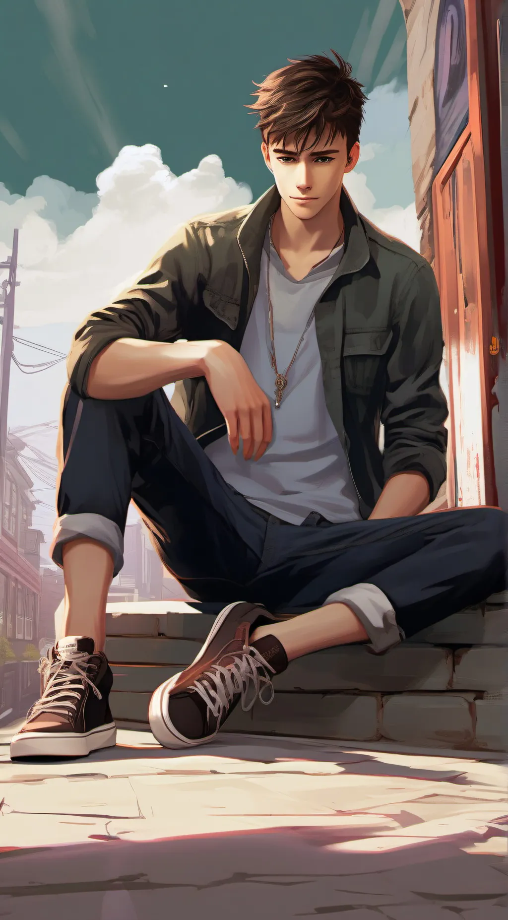 ai character: Jake  background