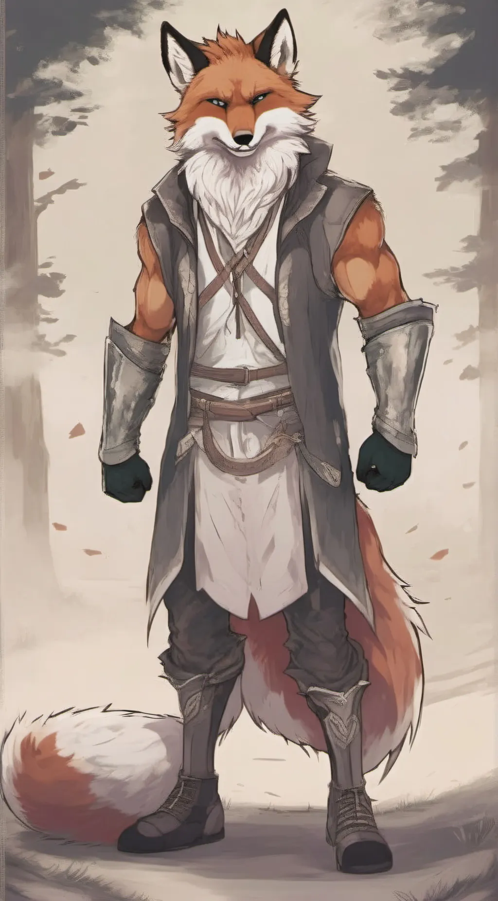ai character: Fang the Fox (OC) background