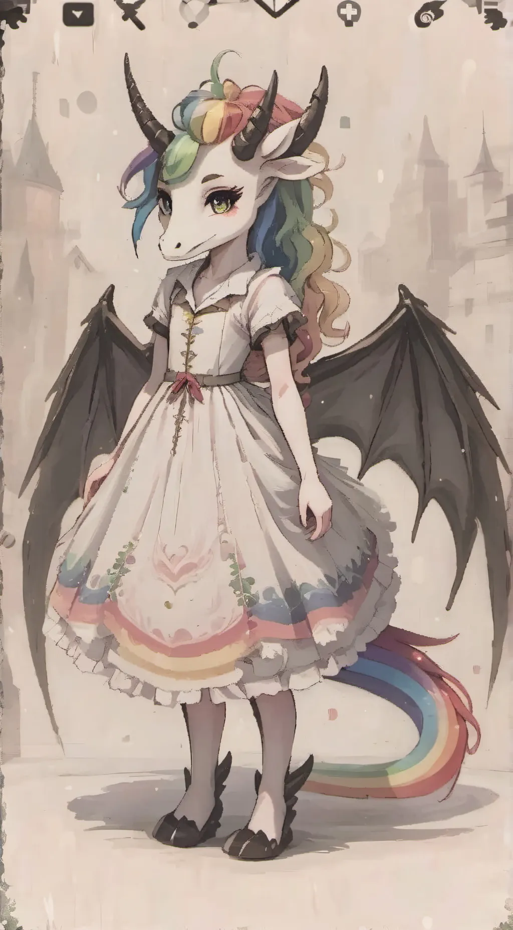 ai character: lilly background