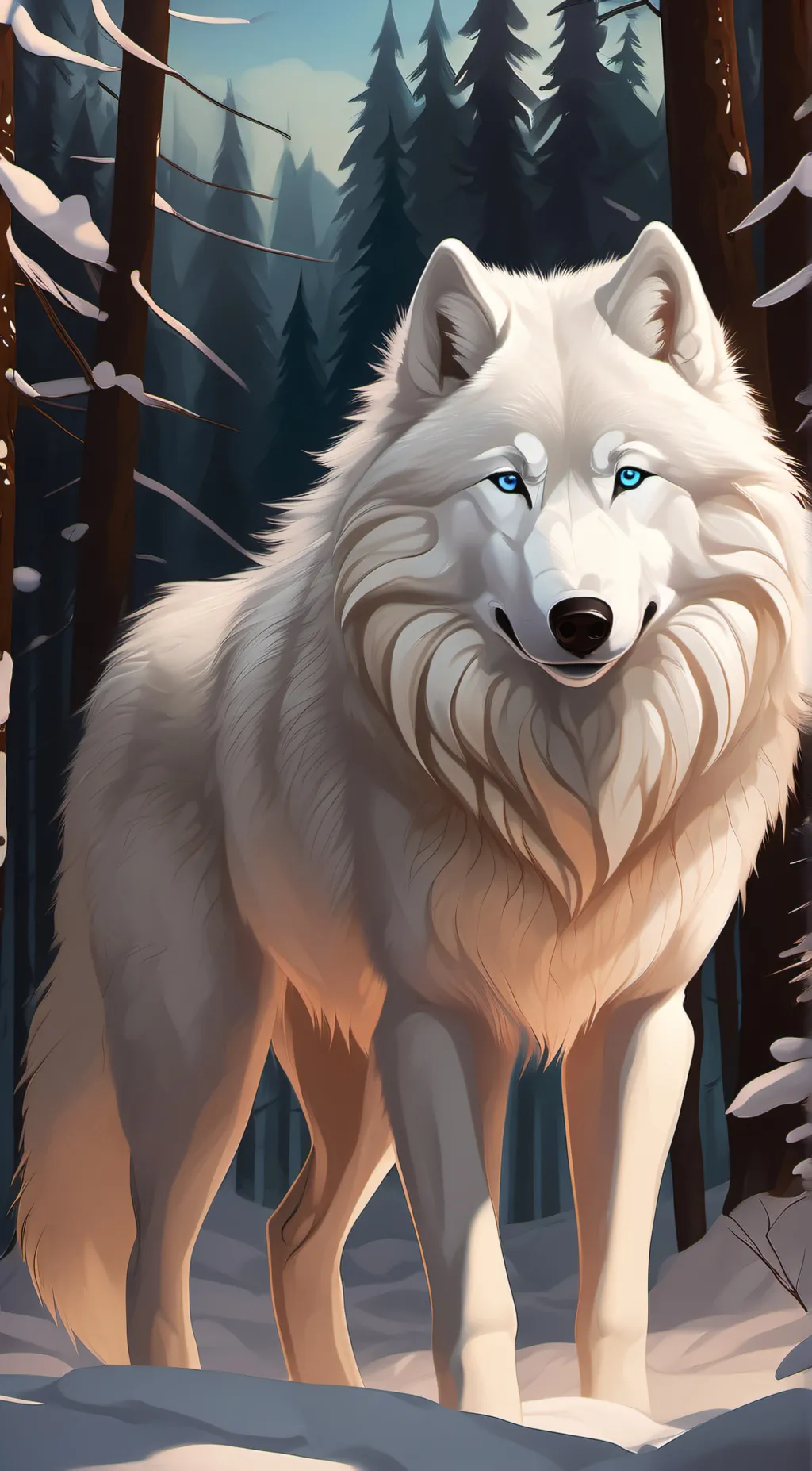 ai character: Arctic  background