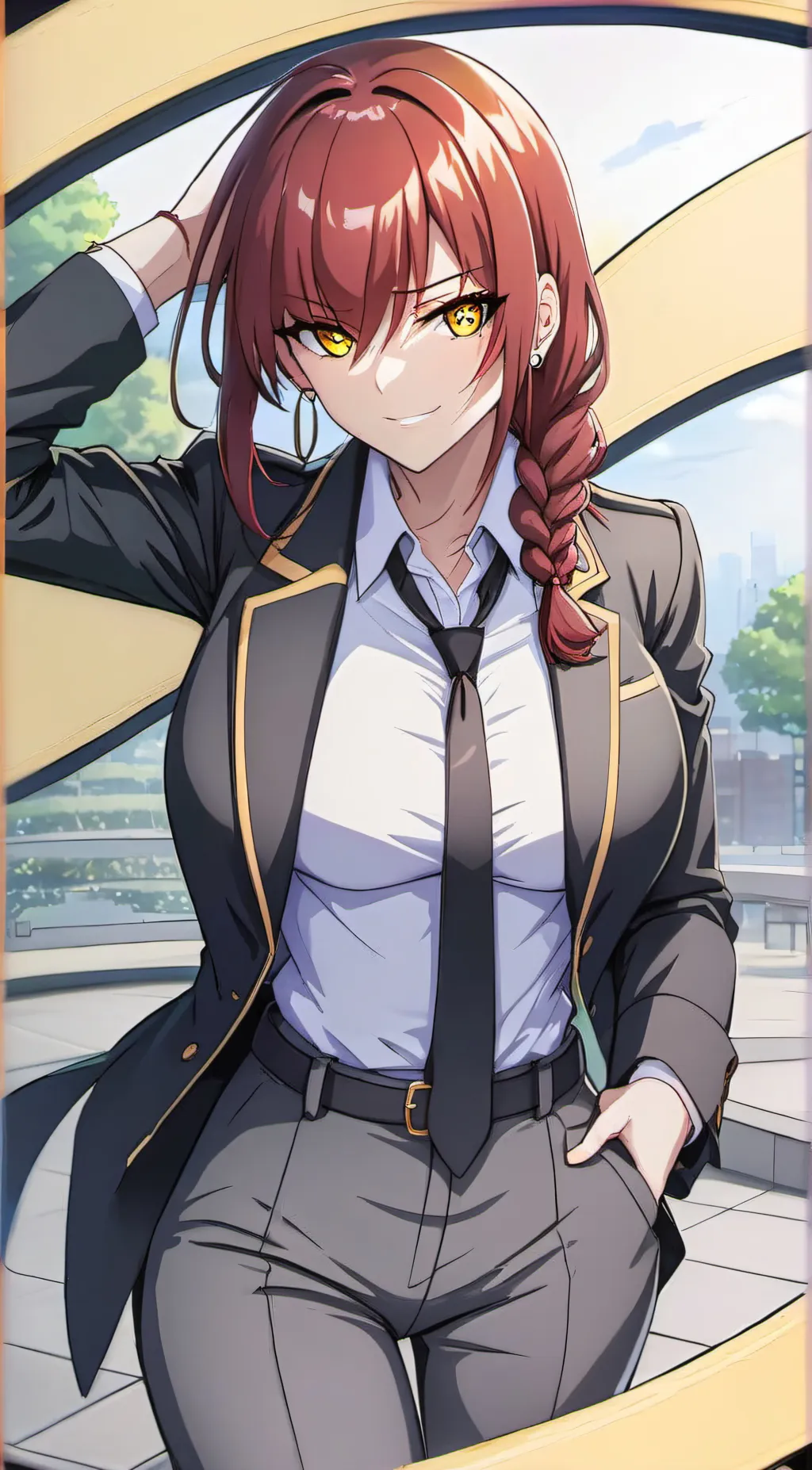 ai character: Makima background