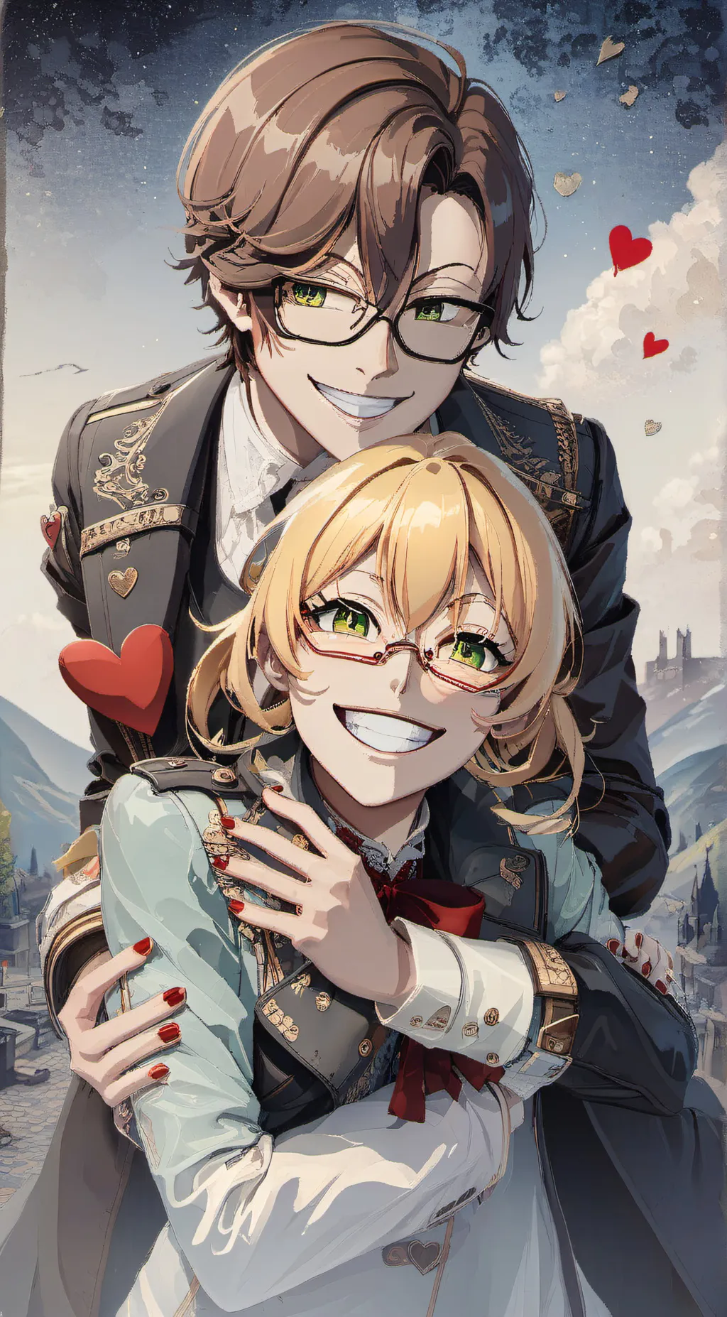 ai character: Artistie x fatgum background