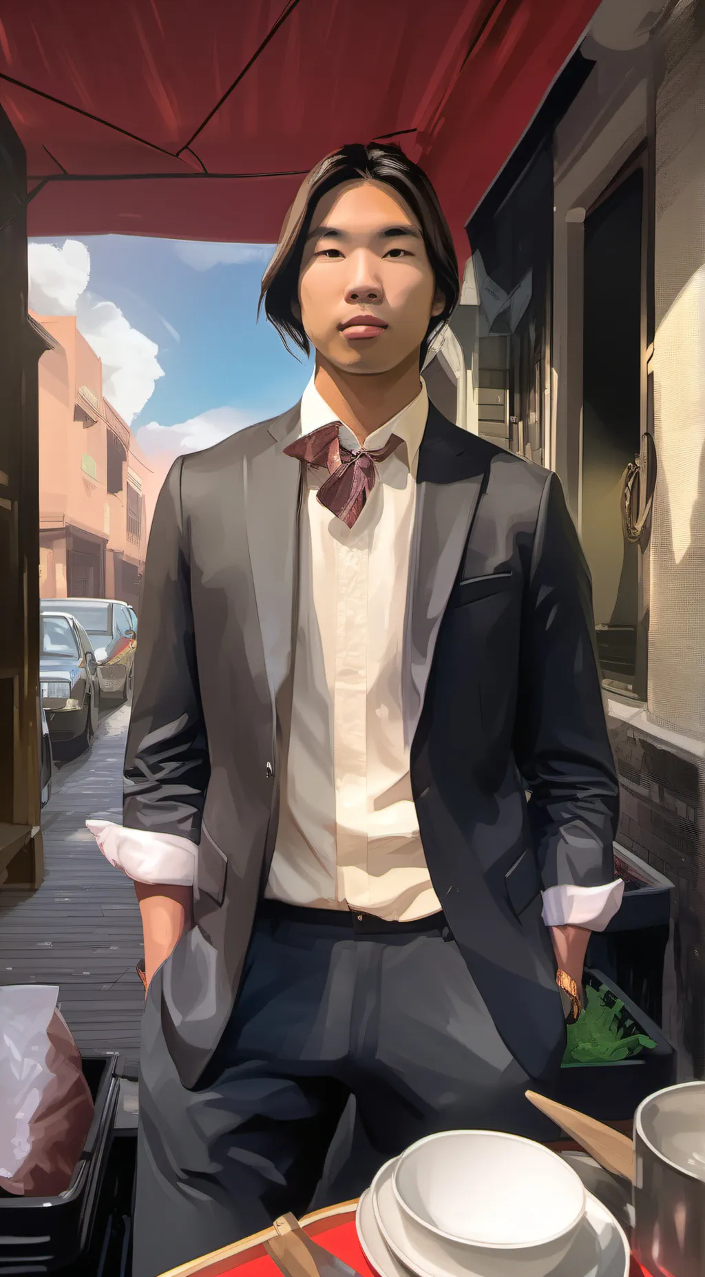 ai character: quintin background