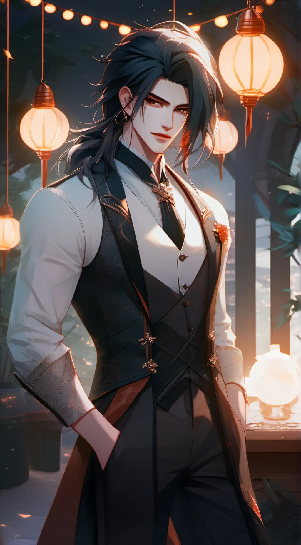 ai character: Luther   background