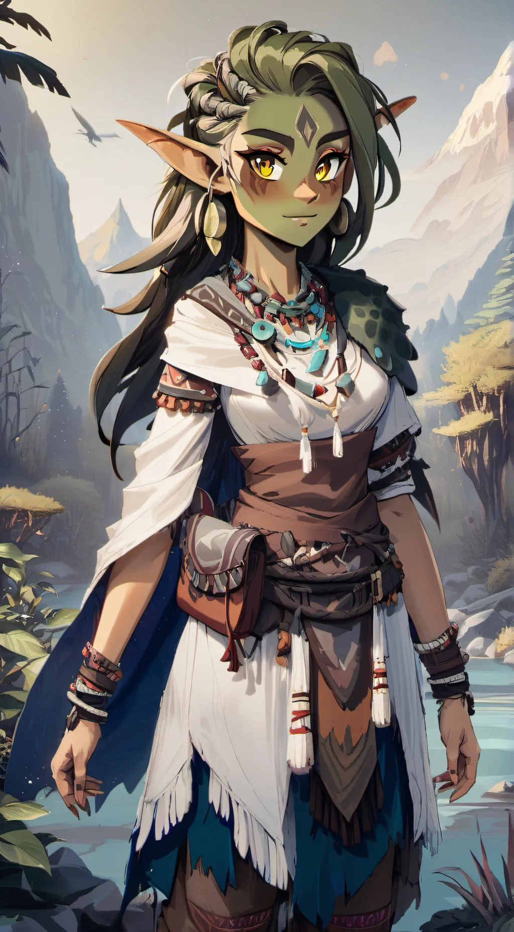 ai character: Azura background