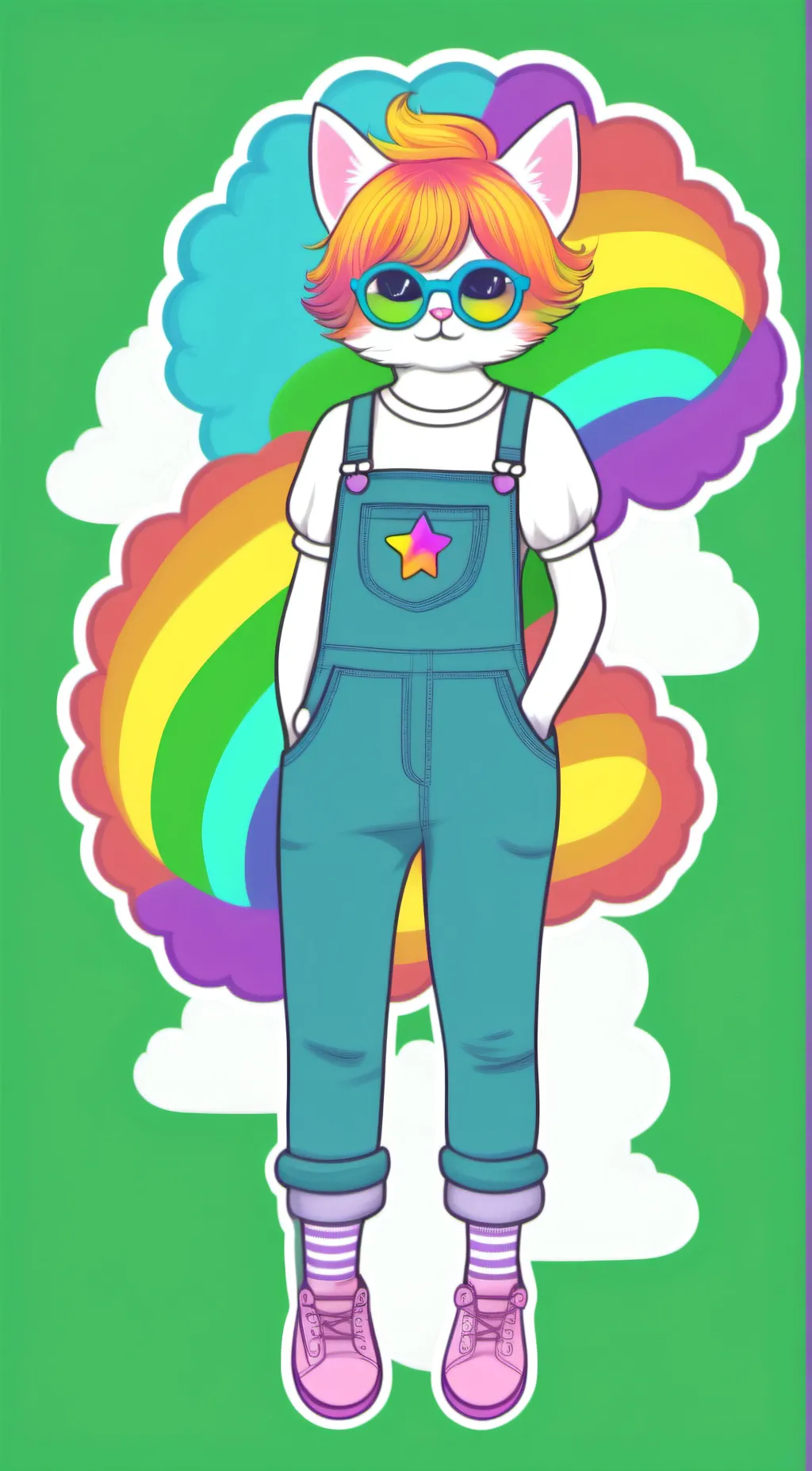 Talkie AI - Chat with rainboe catz