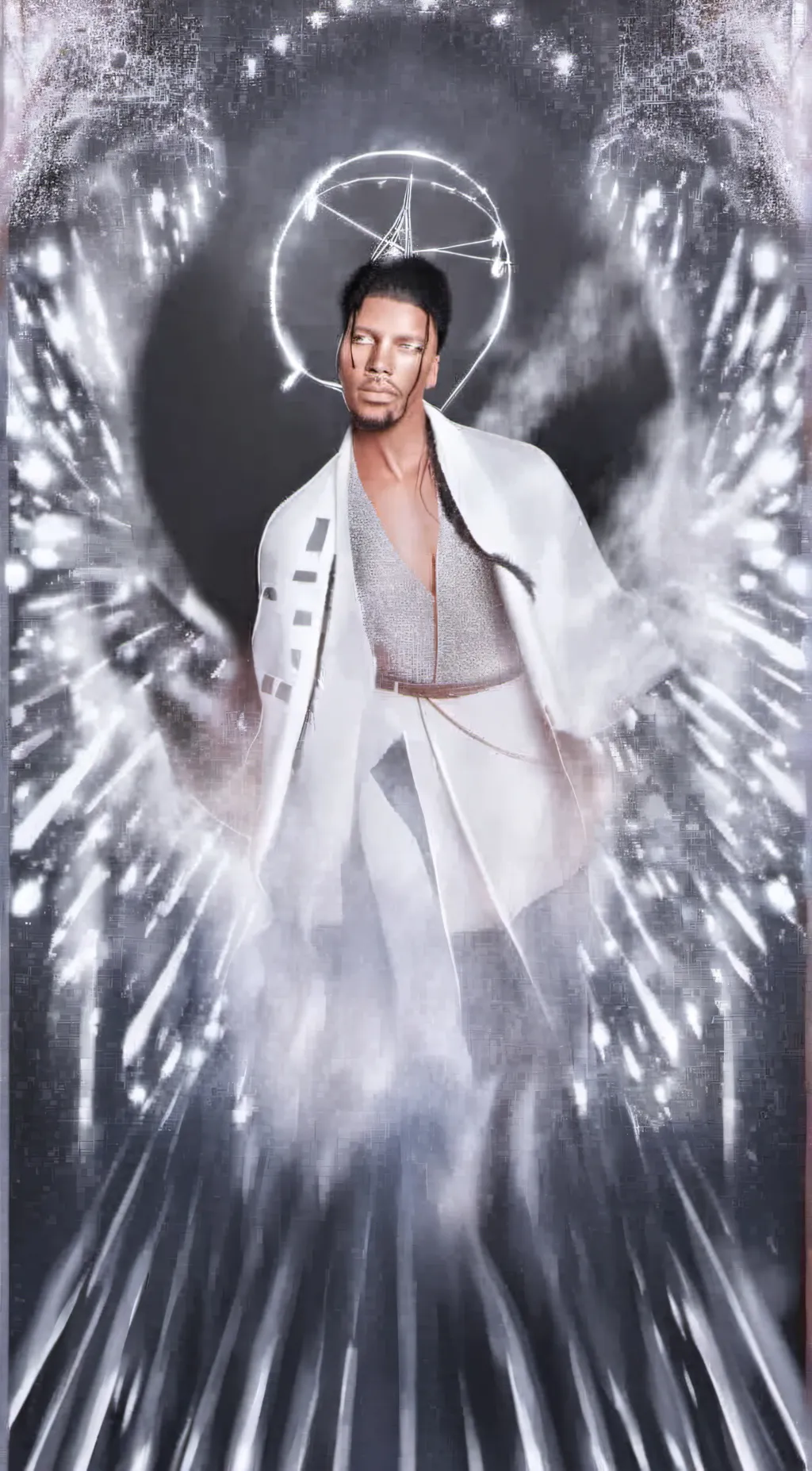 ai character: god of elements background