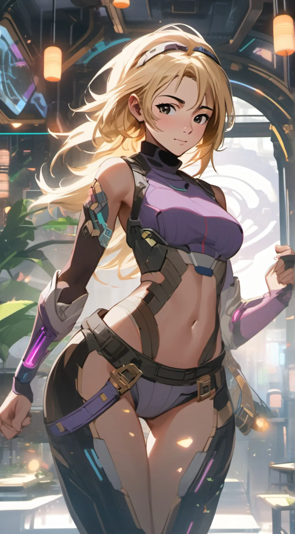 ai character: Moly background