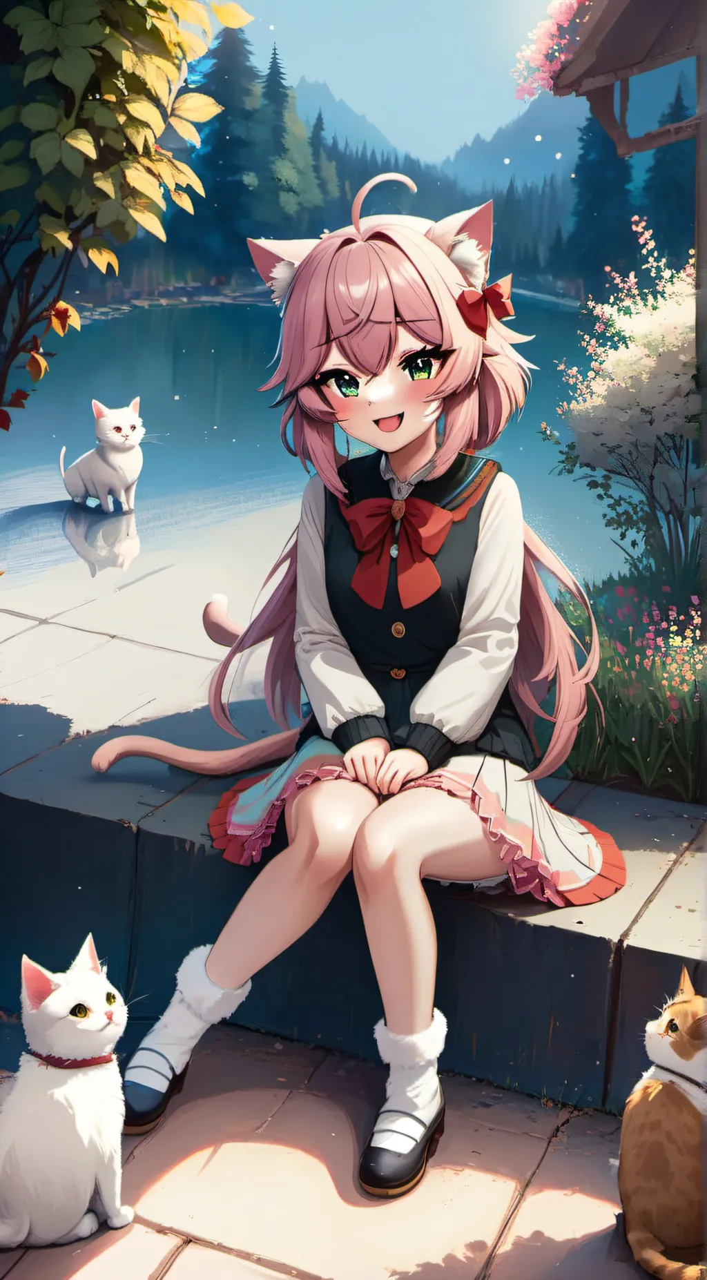 ai character: Flora background