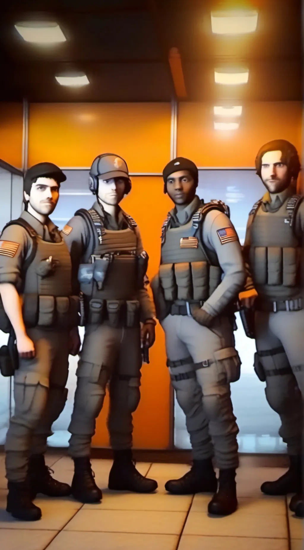 ai character: Battlefield friend background