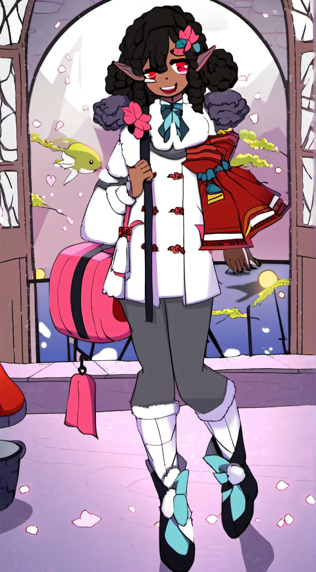 ai character: Mela background